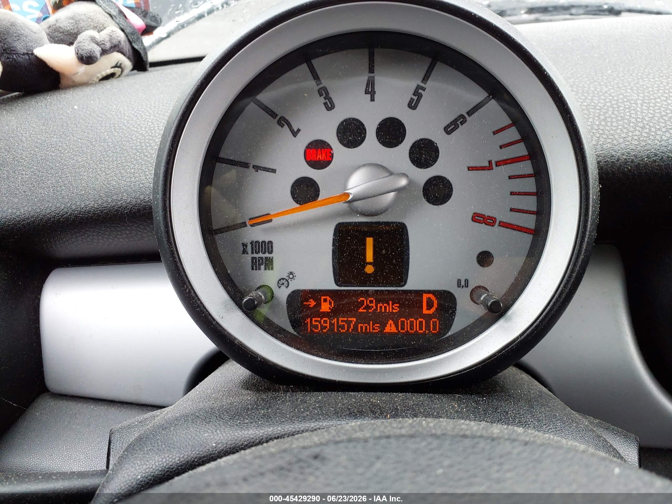 2009 Mini Cooper   Black vin: WMWMF33559TW73979