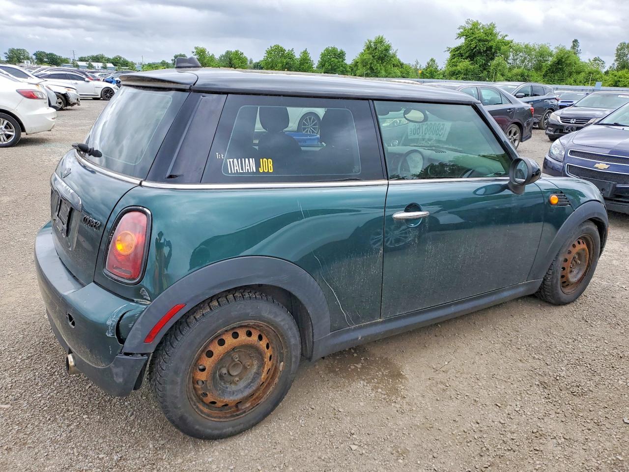2008 Mini Cooper Green vin: WMWMF33578TU65844