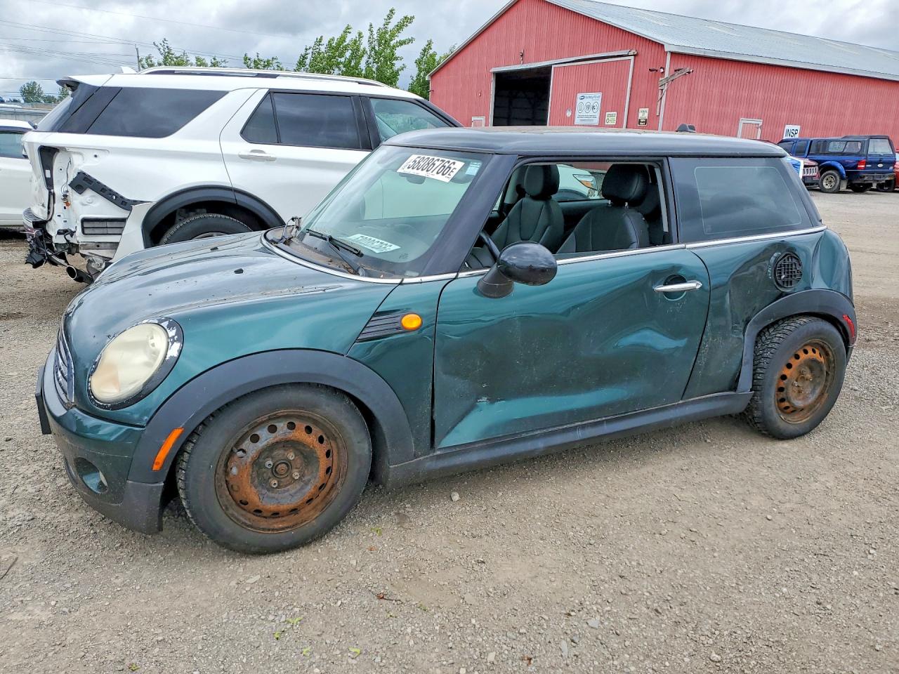 2008 Mini Cooper Зеленый vin: WMWMF33578TU65844