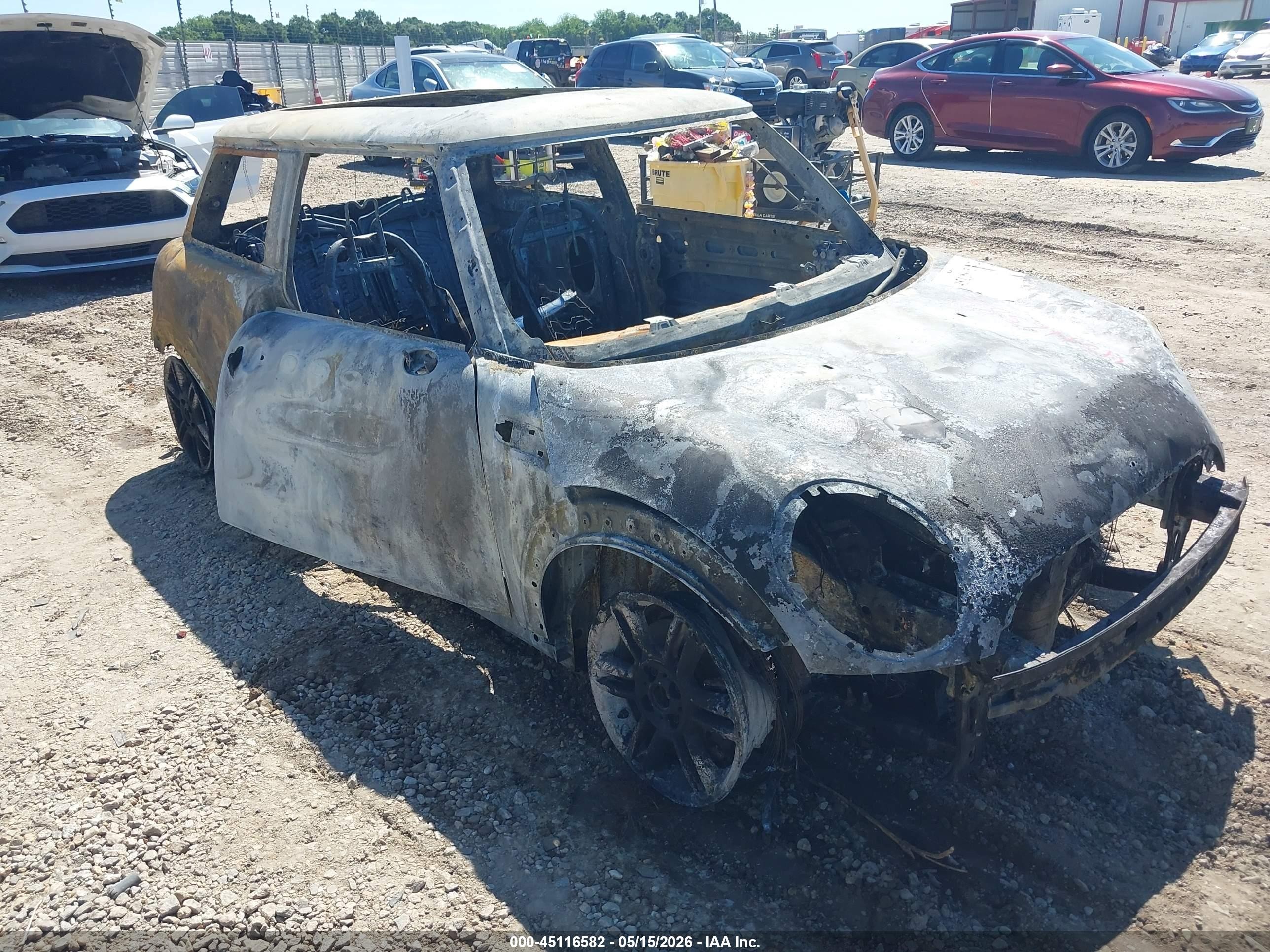 2008 Mini Cooper   Blue vin: WMWMF33588TT63131