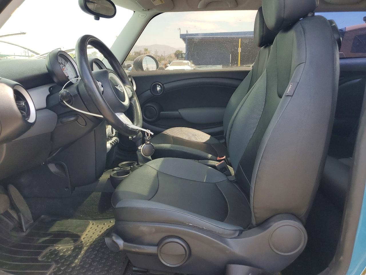2009 Mini Cooper Синий vin: WMWMF33599TW76271