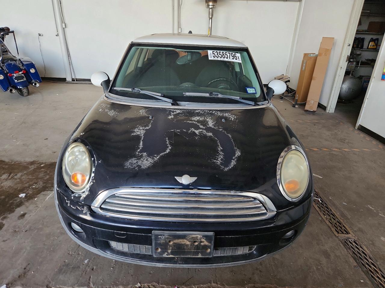 2007 Mini Cooper Hardtop Black vin: WMWMF335X7TT50315