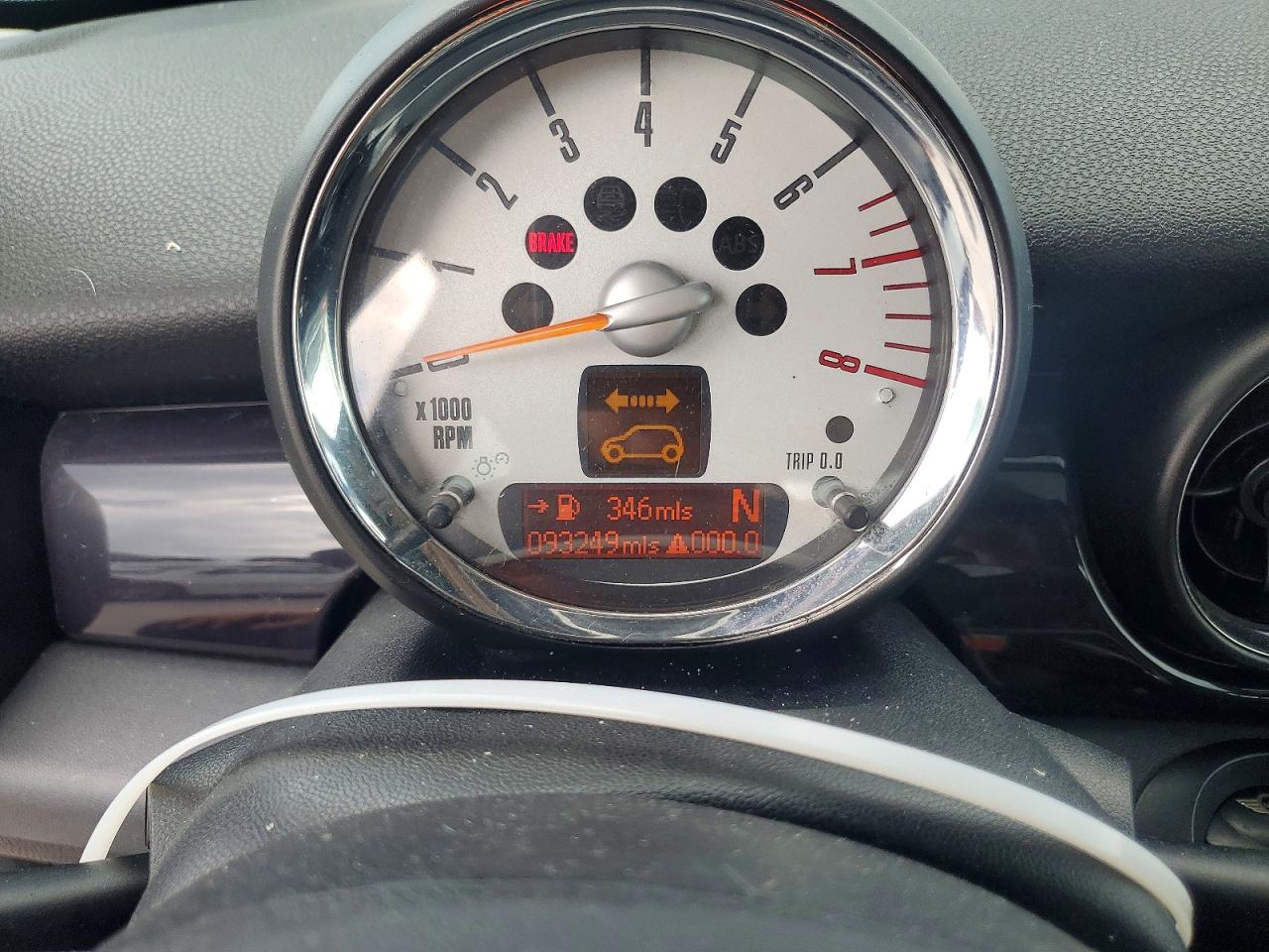 2008 Mini Cooper Blue vin: WMWMF335X8TT67133