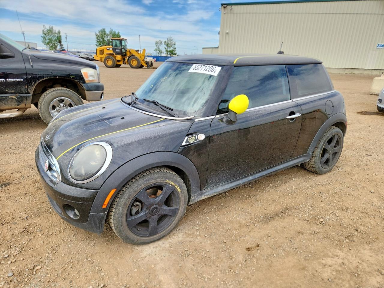 2010 Mini Cooper Черный vin: WMWMF3C51ATU78014