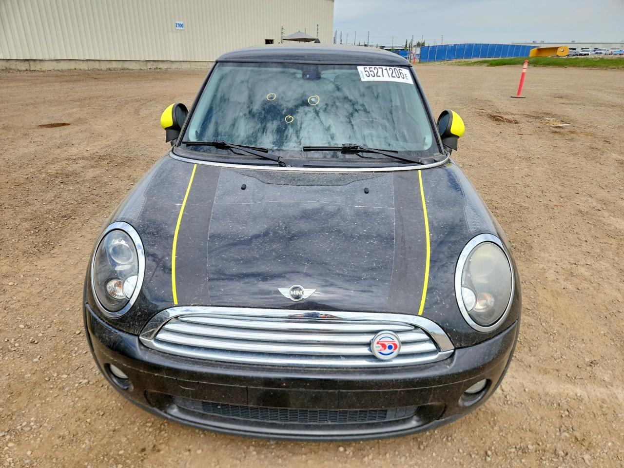 2010 Mini Cooper Черный vin: WMWMF3C51ATU78014