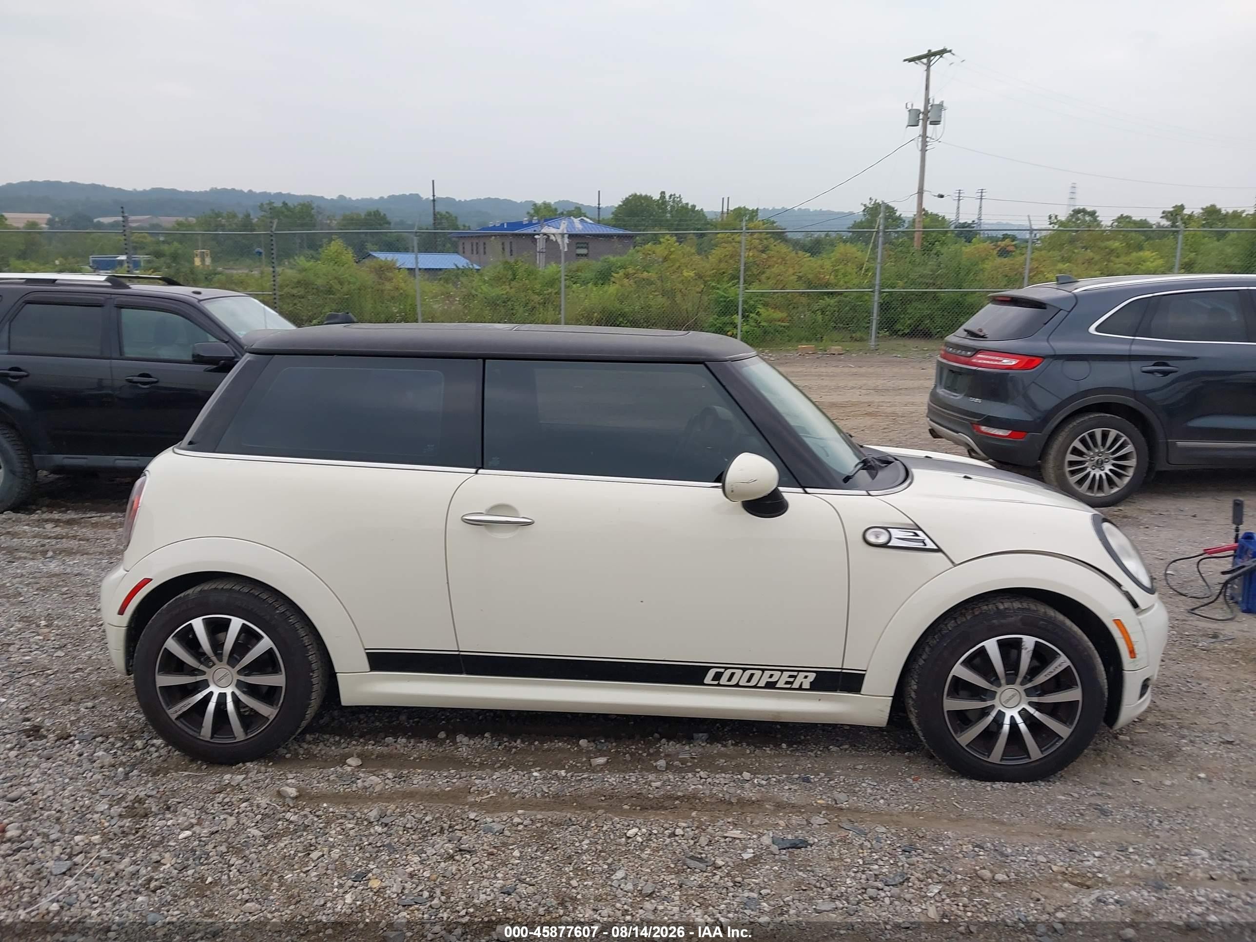 2010 Mini Cooper   Cream vin: WMWMF3C51ATU79504