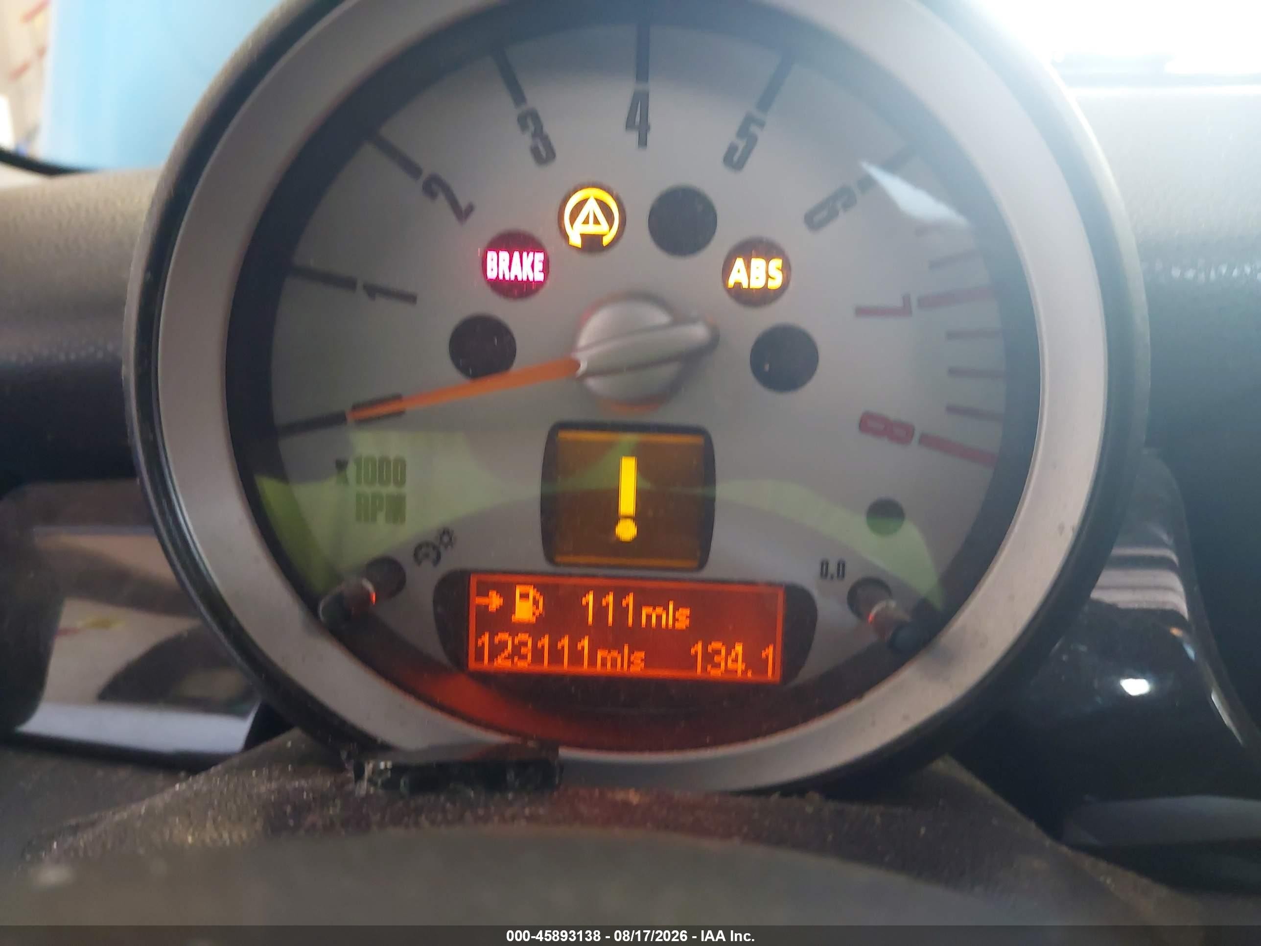 2010 Mini Cooper   Blue vin: WMWMF3C52ATU79091