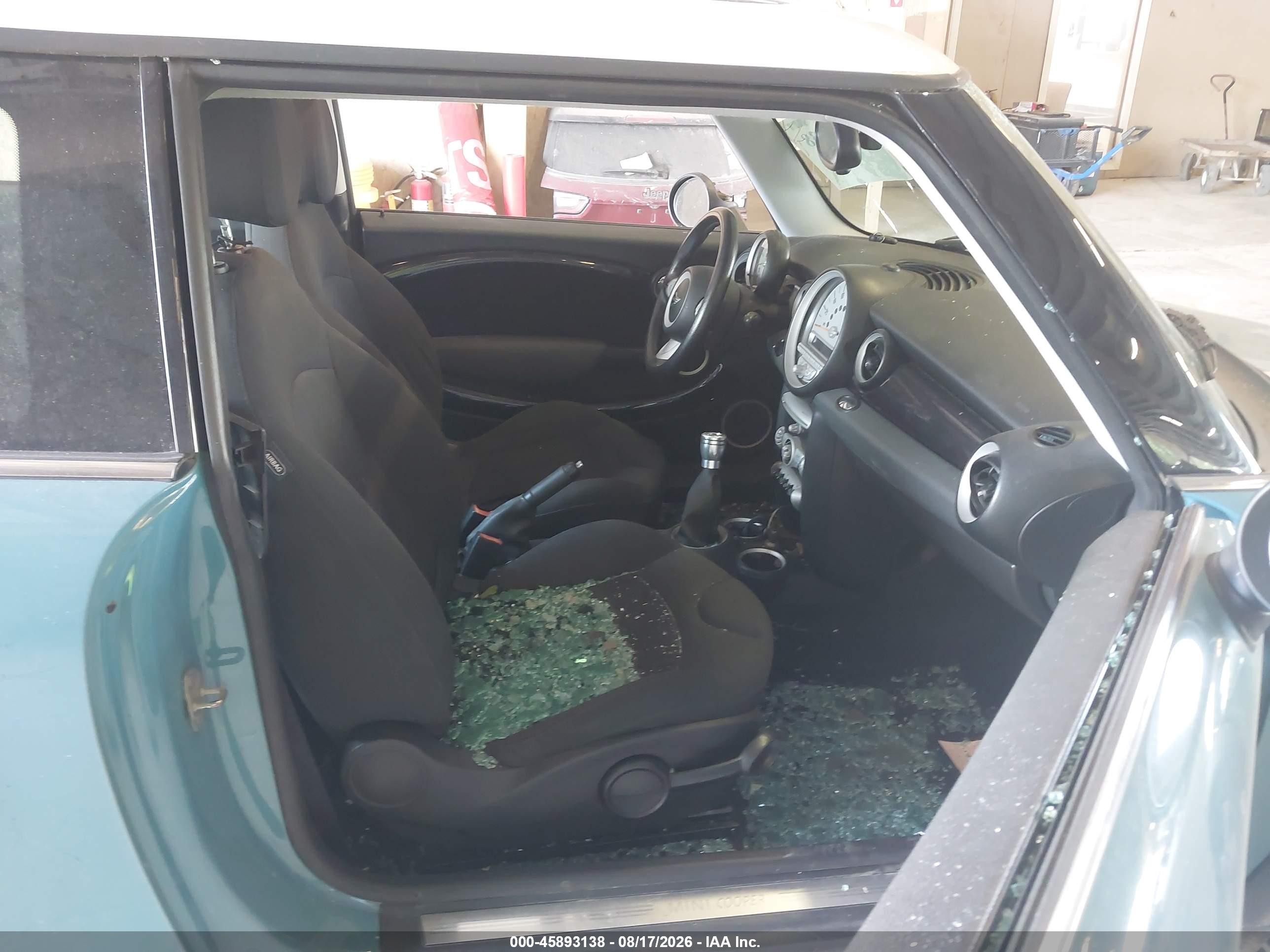 2010 Mini Cooper   Blue vin: WMWMF3C52ATU79091