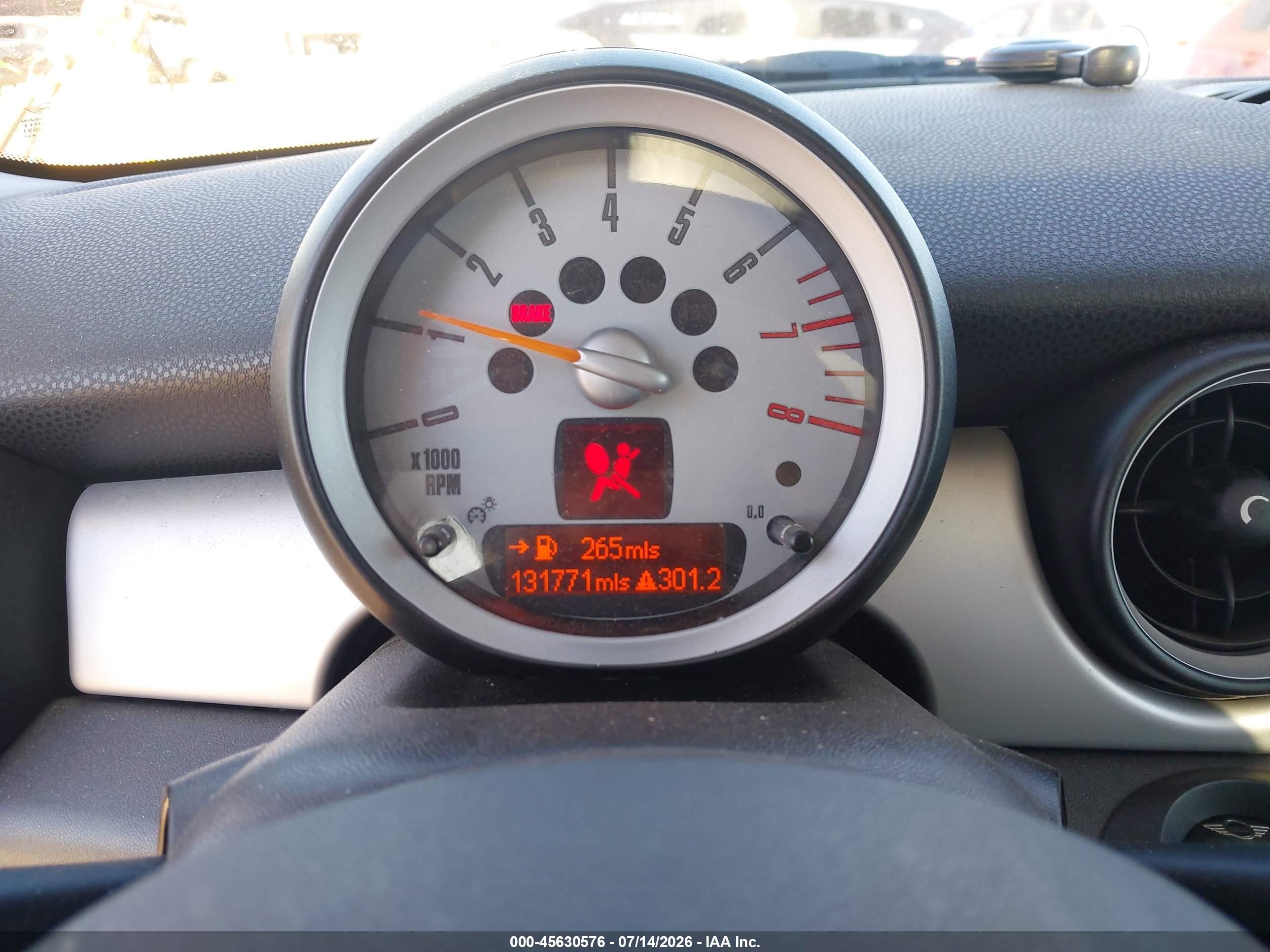 2010 Mini Cooper   Gray vin: WMWMF3C58ATZ26796