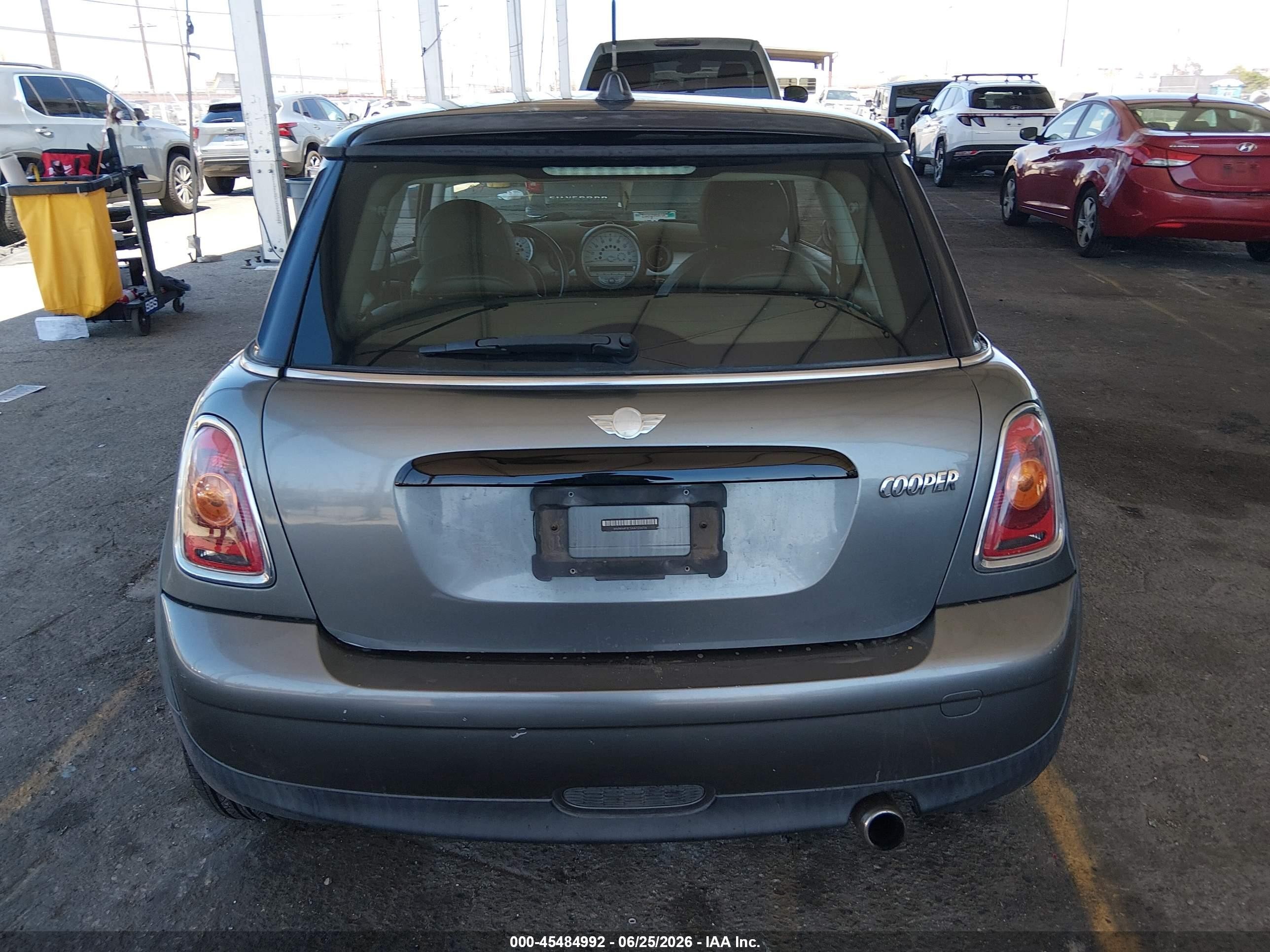 2010 Mini Cooper   Gray vin: WMWMF3C5XATZ24726