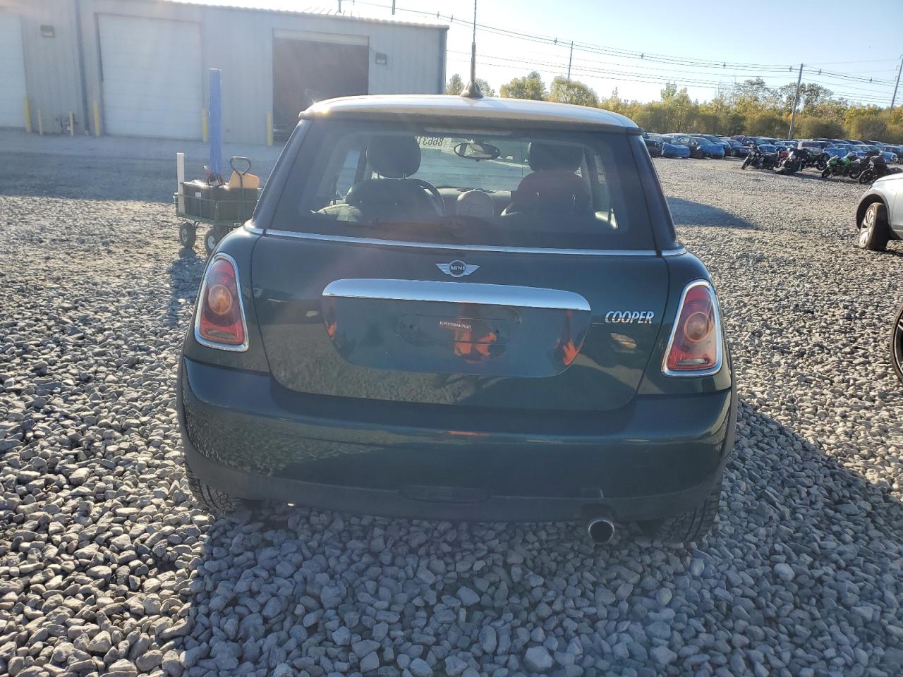 2010 Mini Cooper Зеленый vin: WMWMF3C5XATZ64904