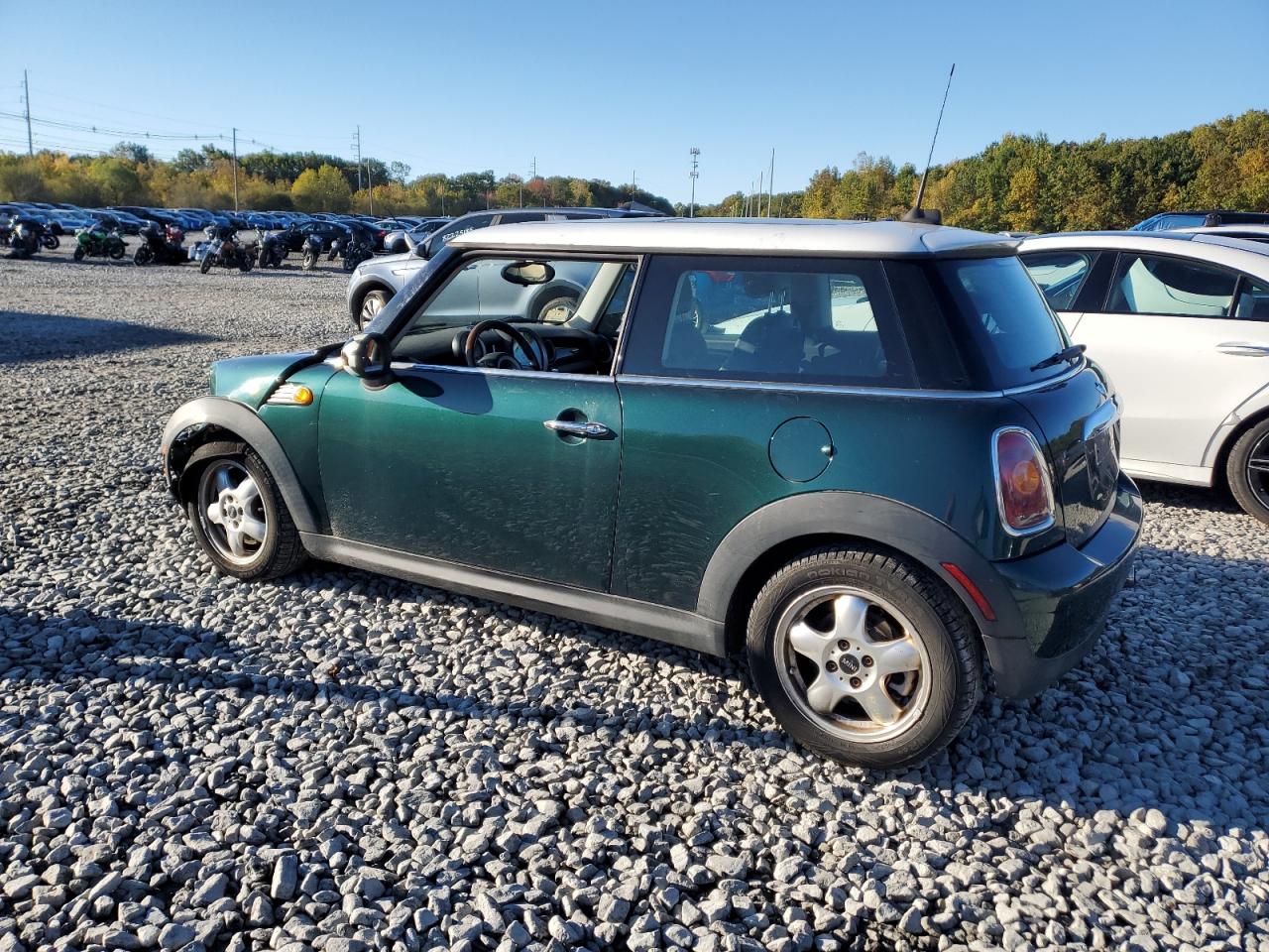 2010 Mini Cooper Зеленый vin: WMWMF3C5XATZ64904