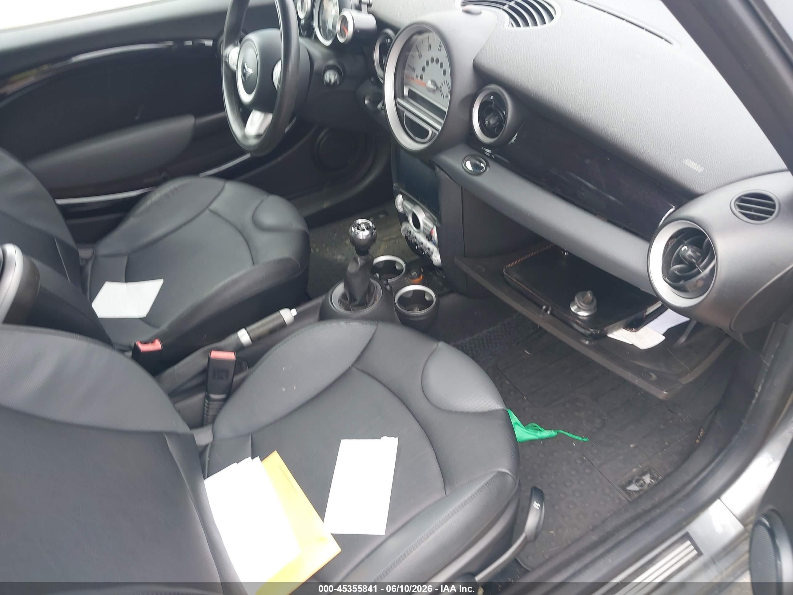 2008 Mini Cooper S   Gray vin: WMWMF73508TT91870