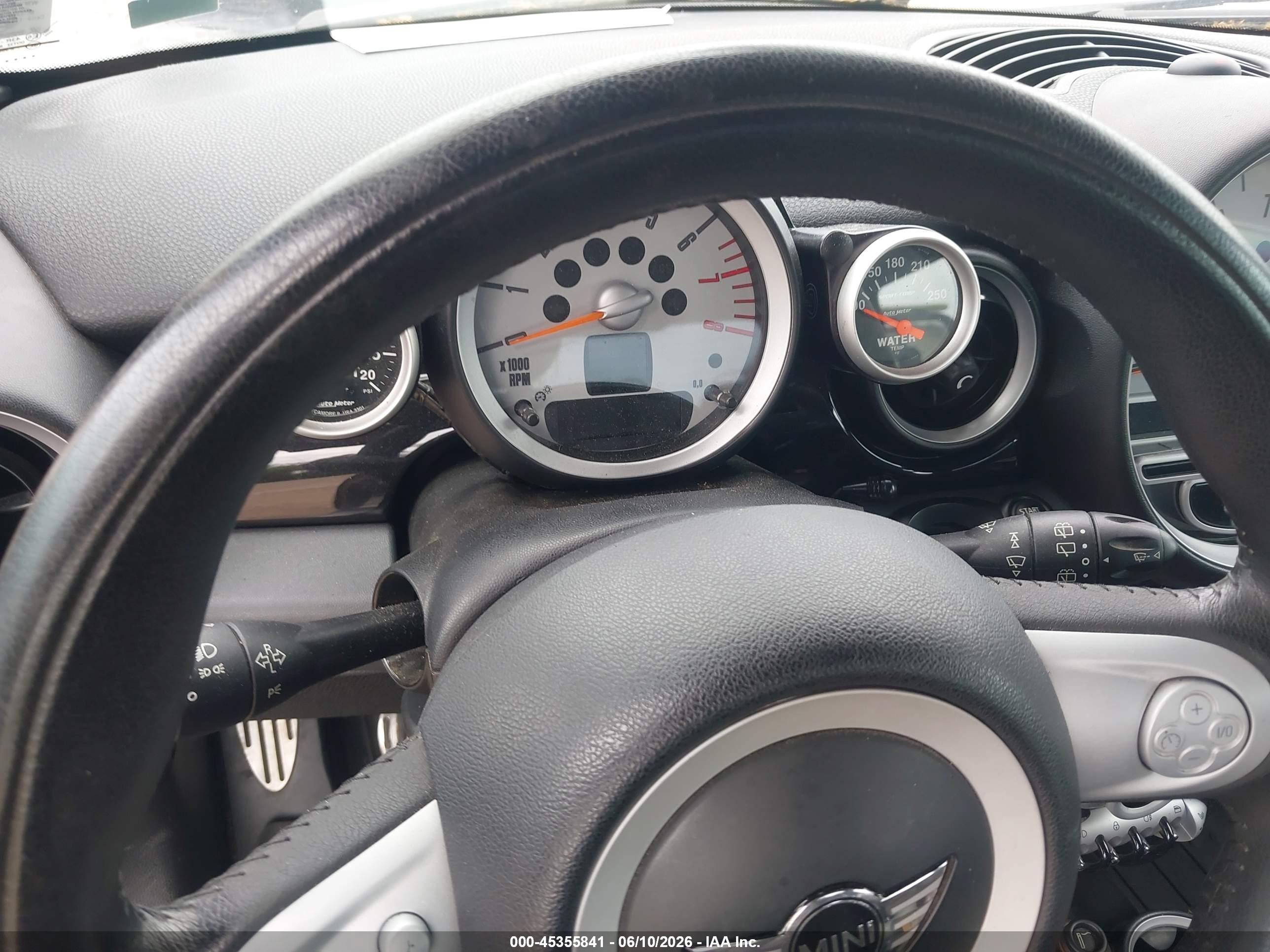 2008 Mini Cooper S   Gray vin: WMWMF73508TT91870