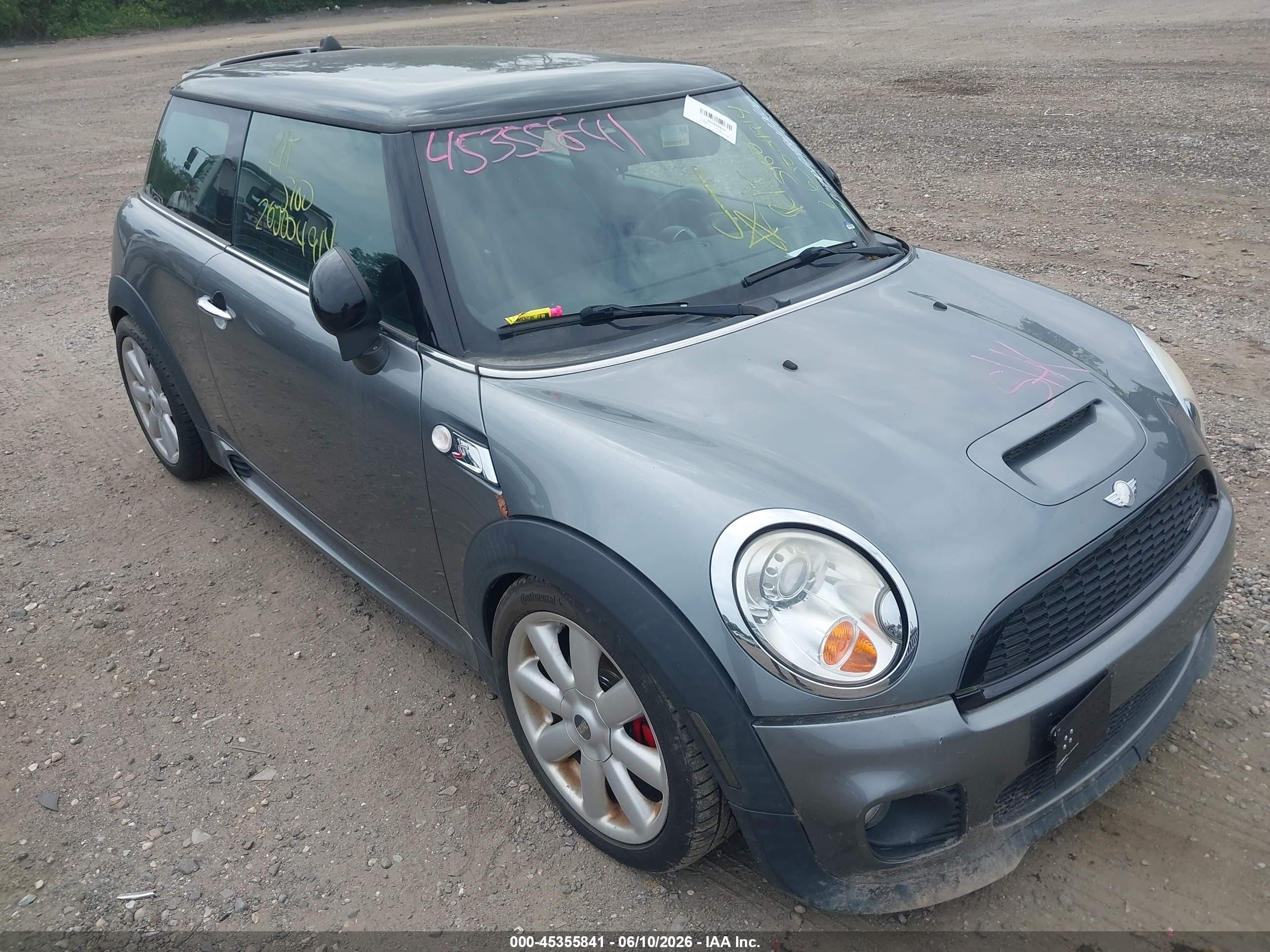 2008 Mini Cooper S   Gray vin: WMWMF73508TT91870