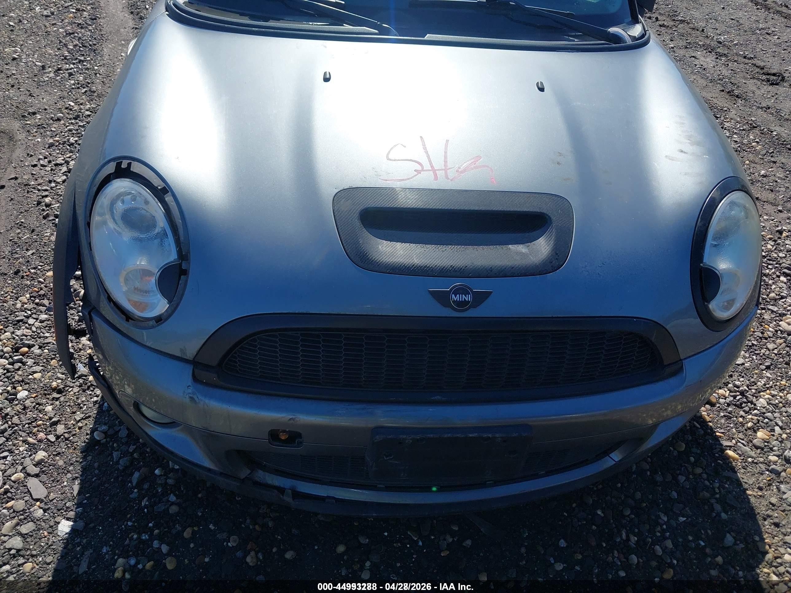 2009 Mini Cooper S   Серый vin: WMWMF73509TW84864