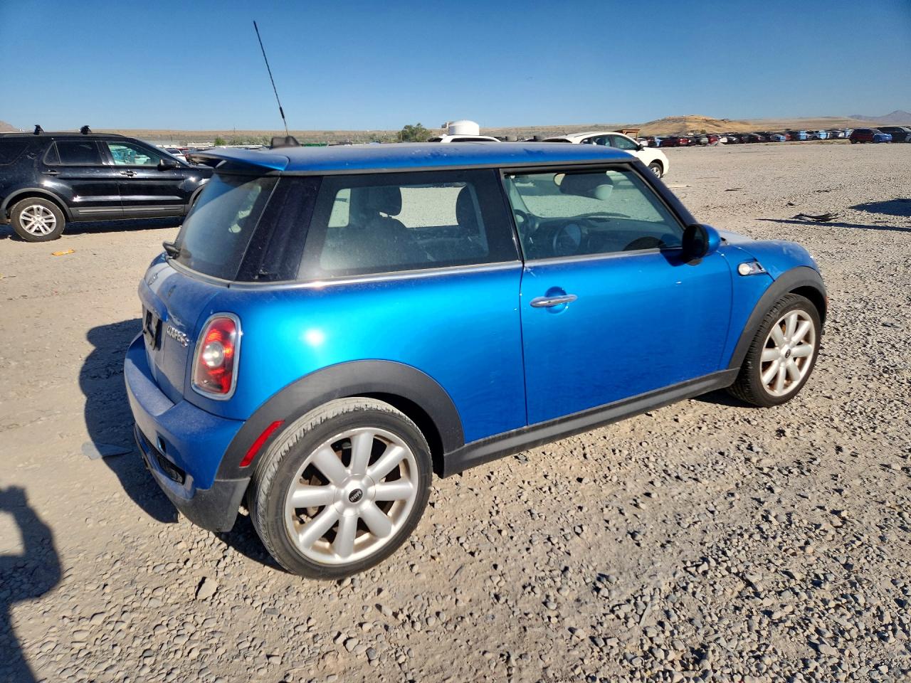 2008 Mini Cooper S Синий vin: WMWMF73518TT87567