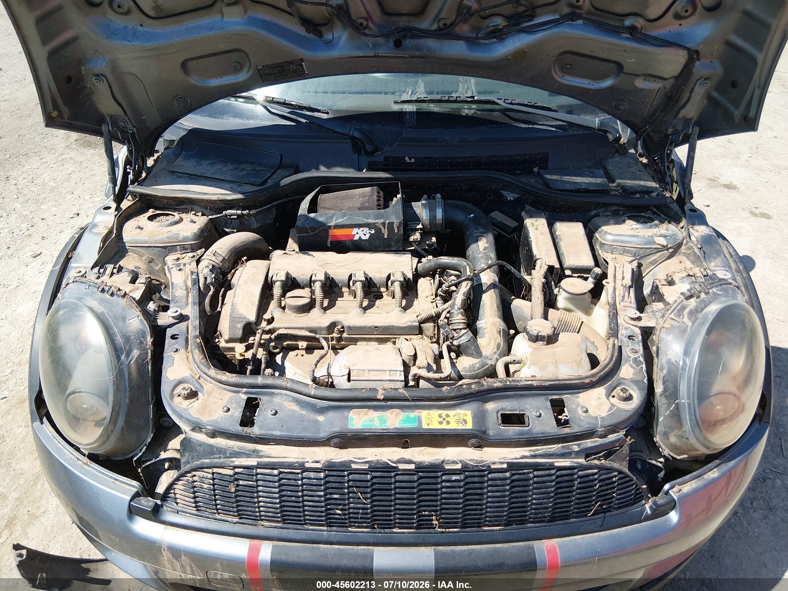 2007 Mini Cooper S   Gray vin: WMWMF73527TT85907