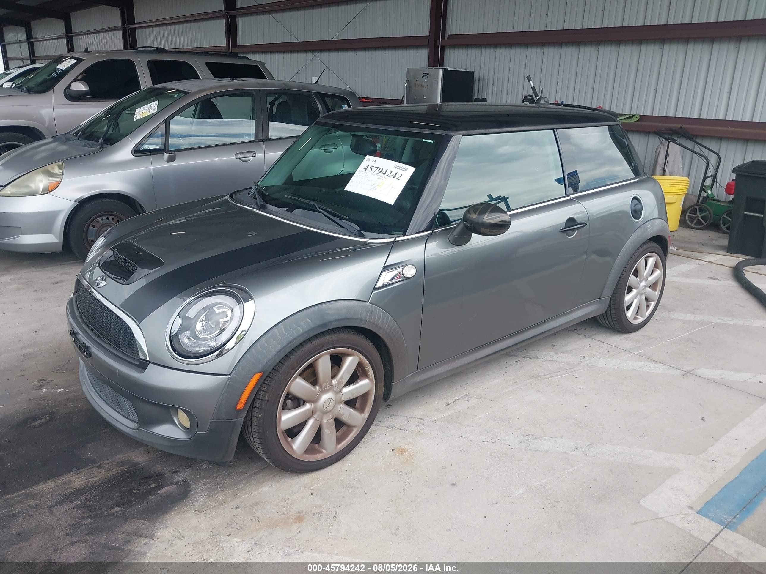 2007 Mini Cooper S   Gray vin: WMWMF73547TV31479
