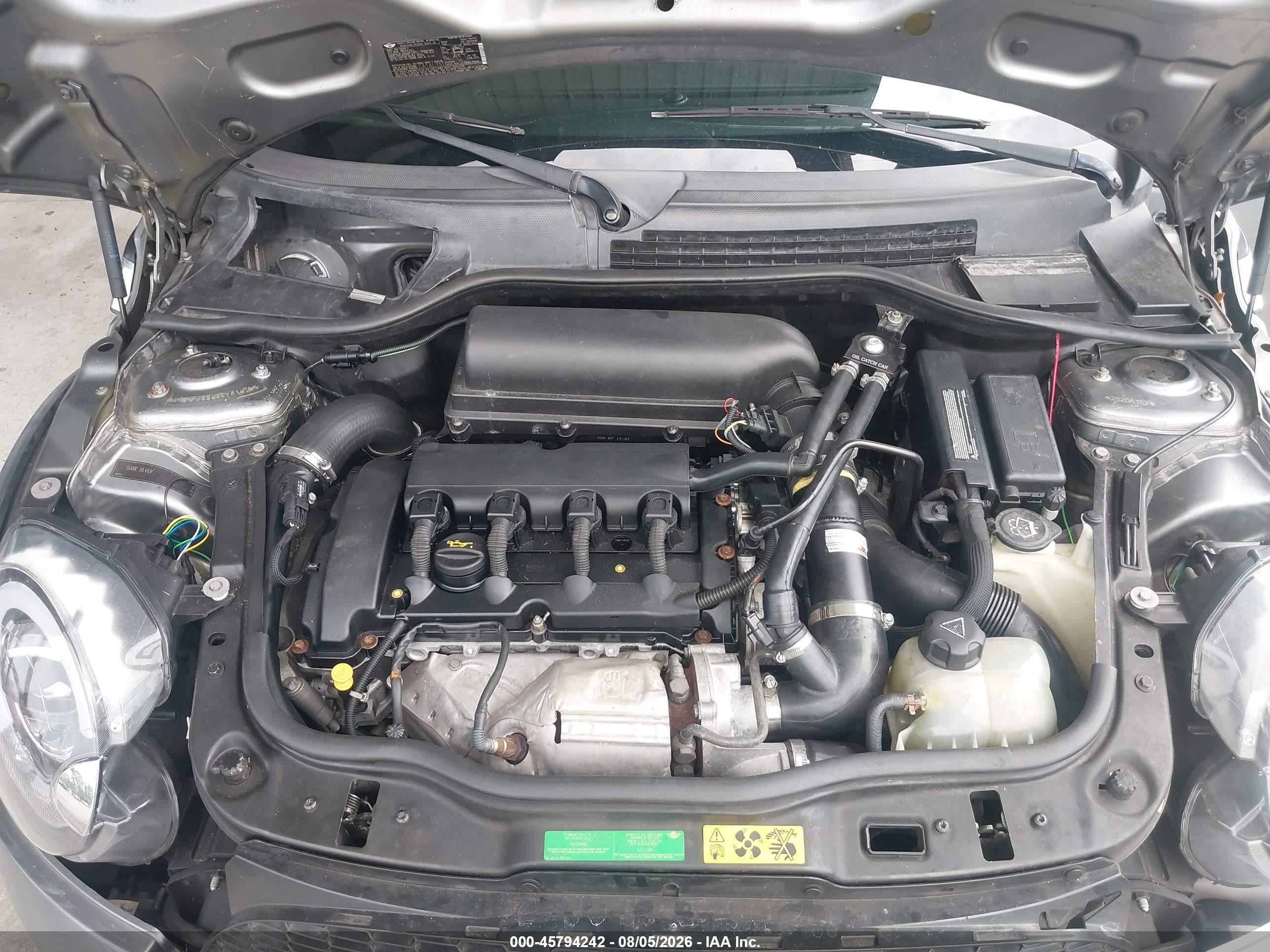 2007 Mini Cooper S   Gray vin: WMWMF73547TV31479