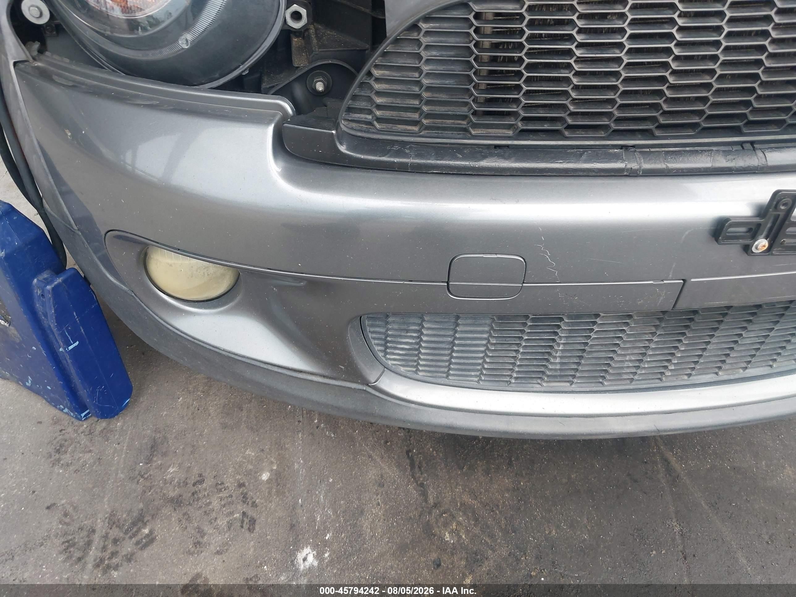 2007 Mini Cooper S   Gray vin: WMWMF73547TV31479