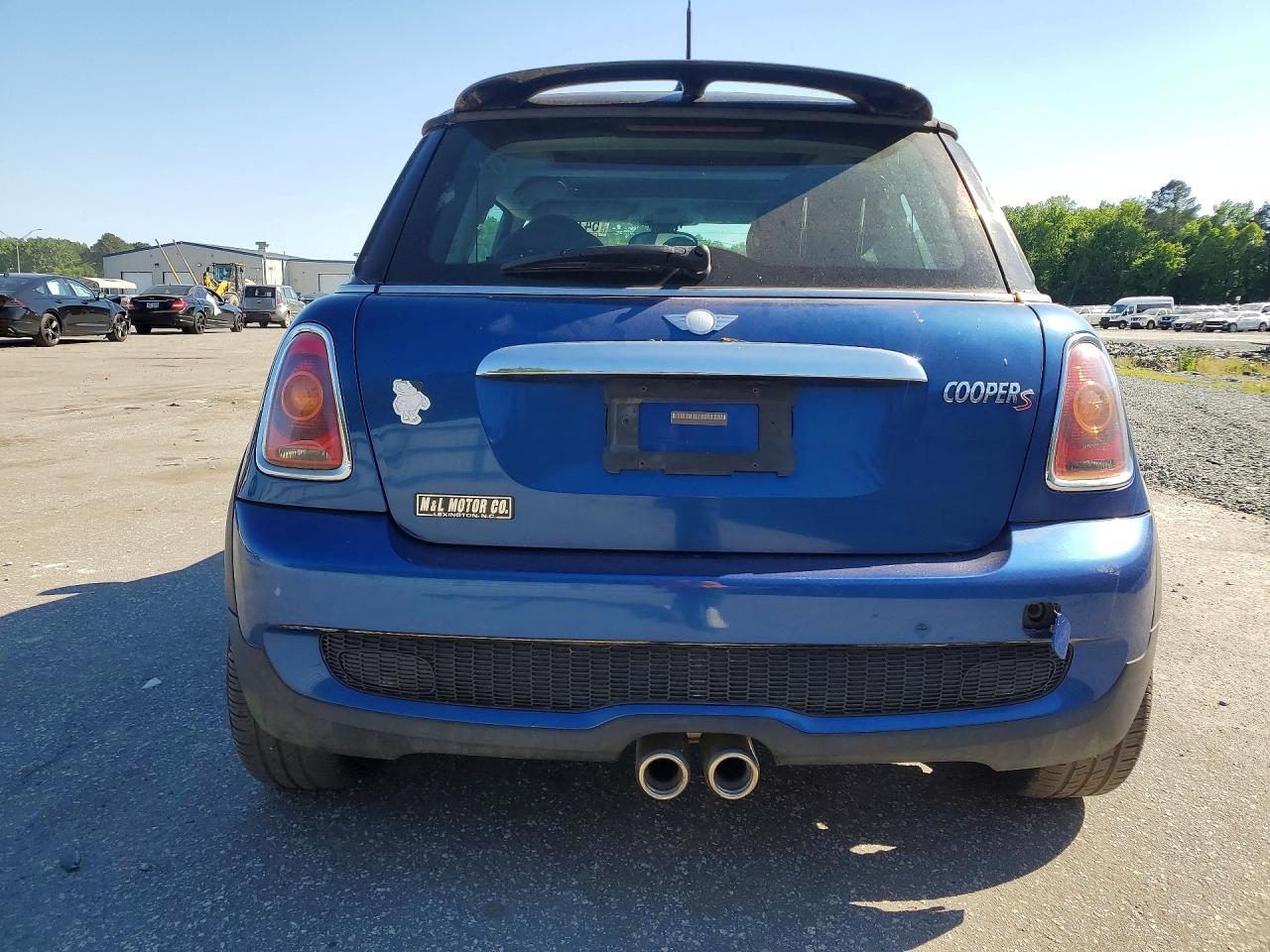 2008 Mini Cooper S Blue vin: WMWMF73548TT88597