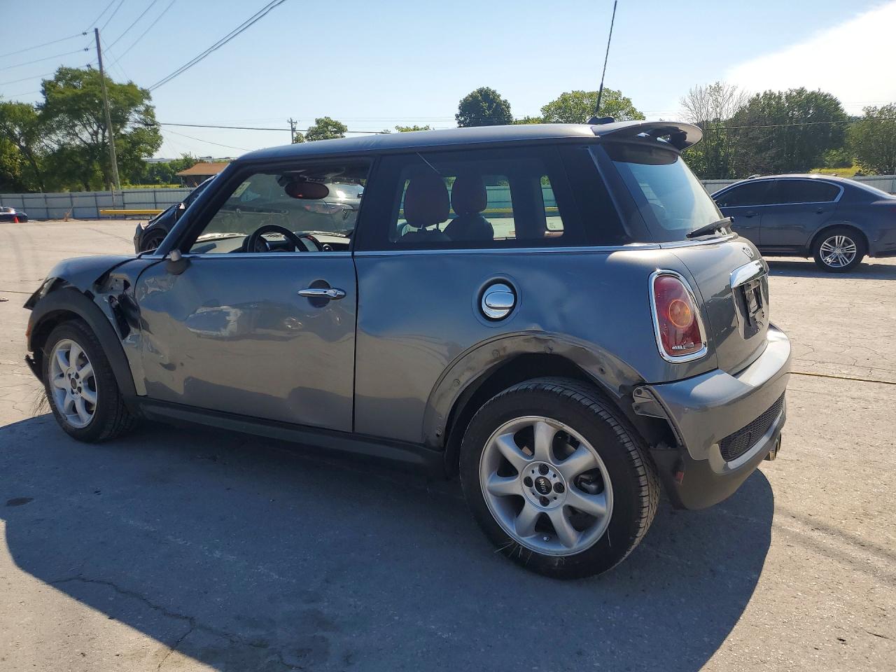 2008 Mini Cooper S Gray vin: WMWMF73548TV35260