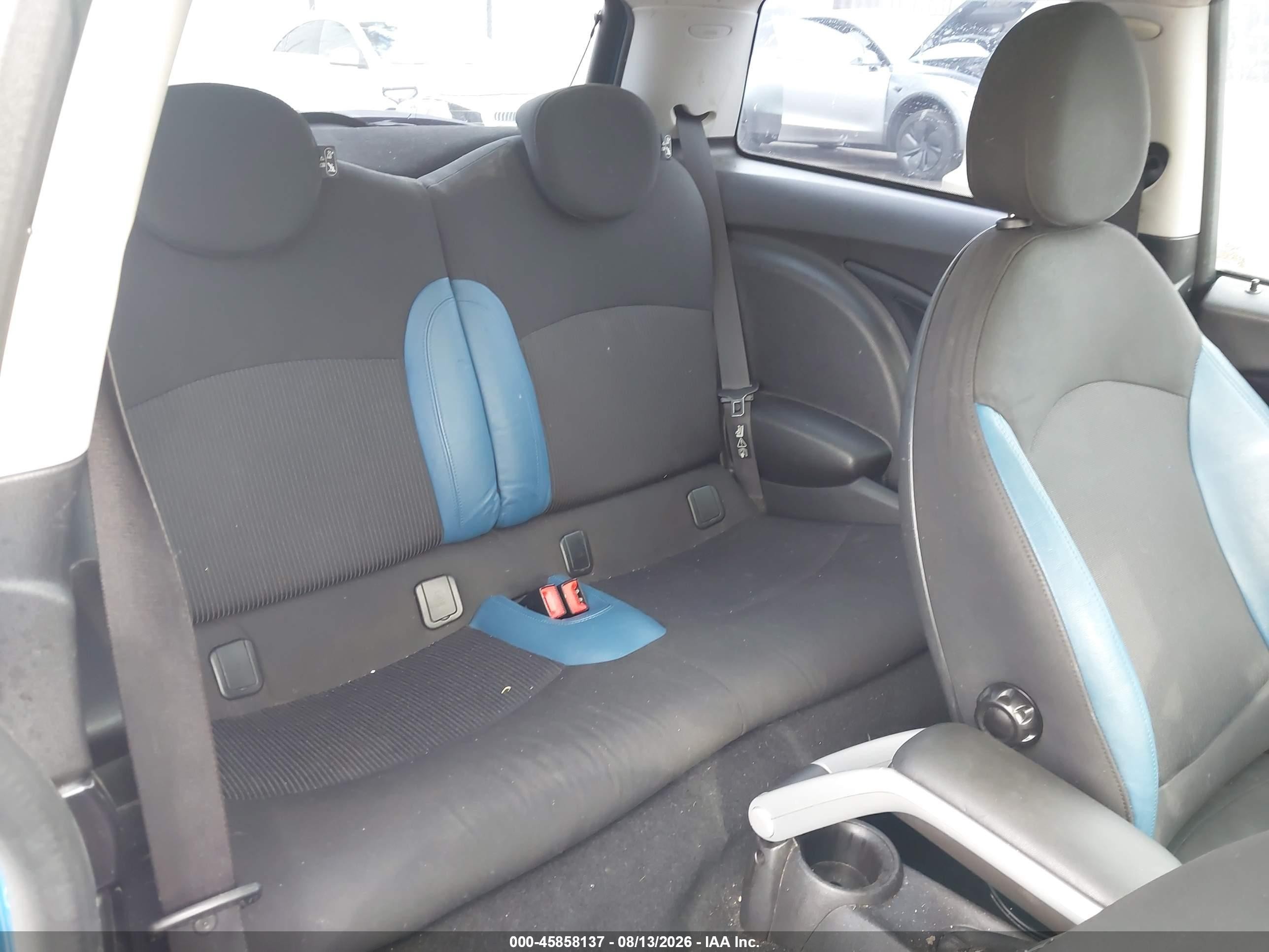 2008 Mini Cooper S   Blue vin: WMWMF73548TV38806