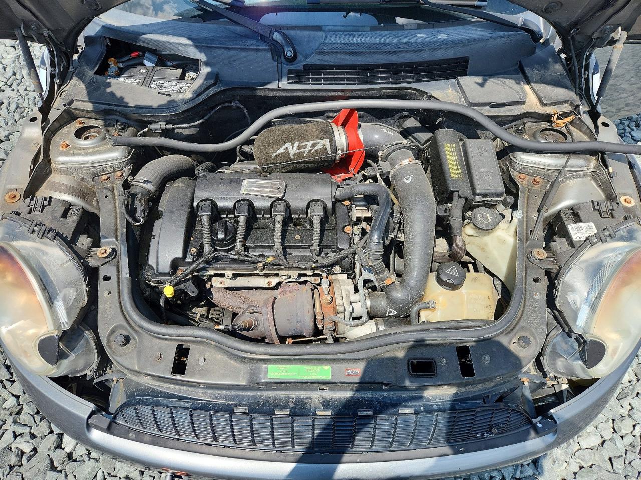 2007 Mini Cooper S Gray vin: WMWMF73557TT82161