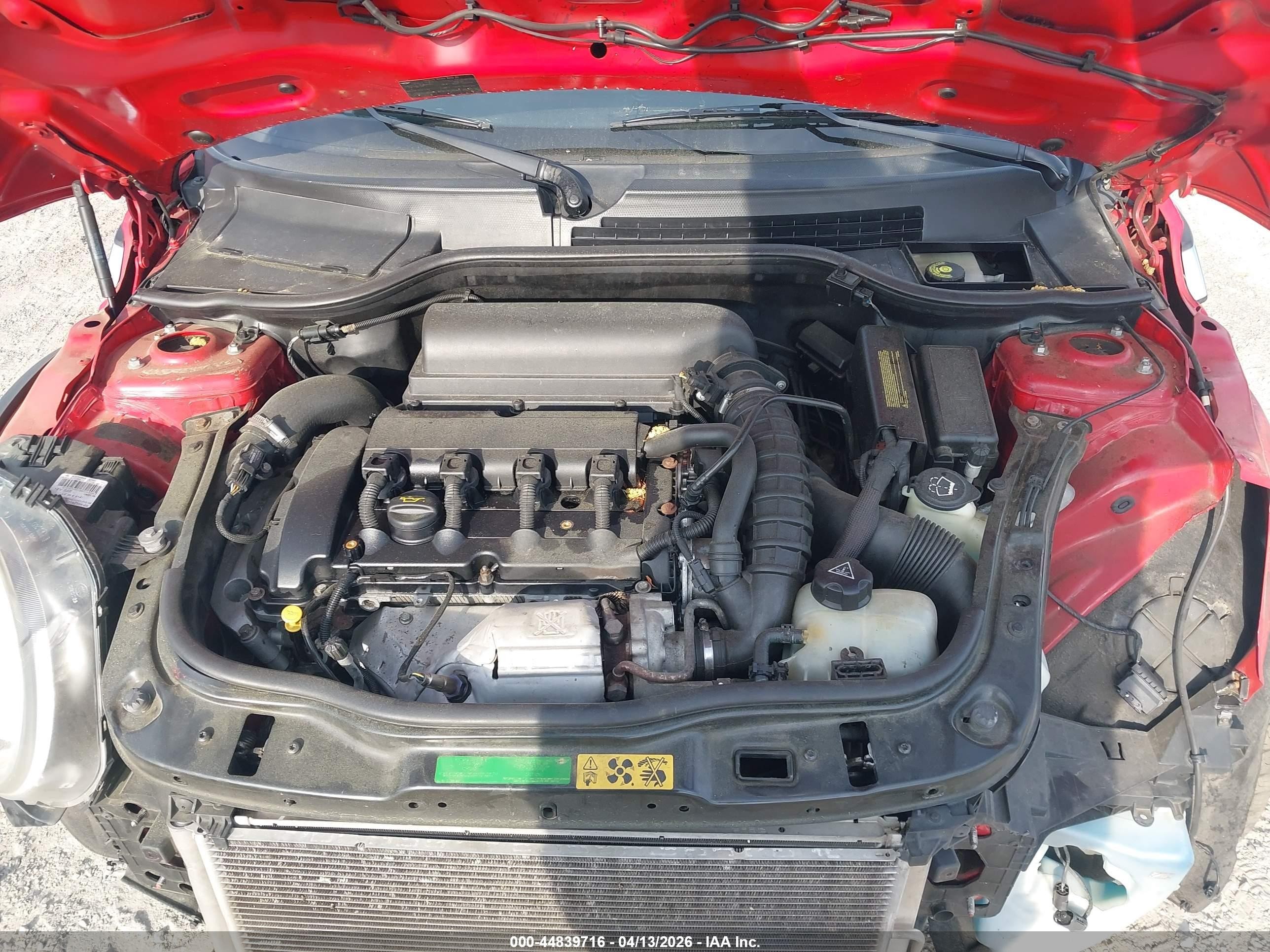 2008 Mini Cooper S   Red vin: WMWMF73558TV34165