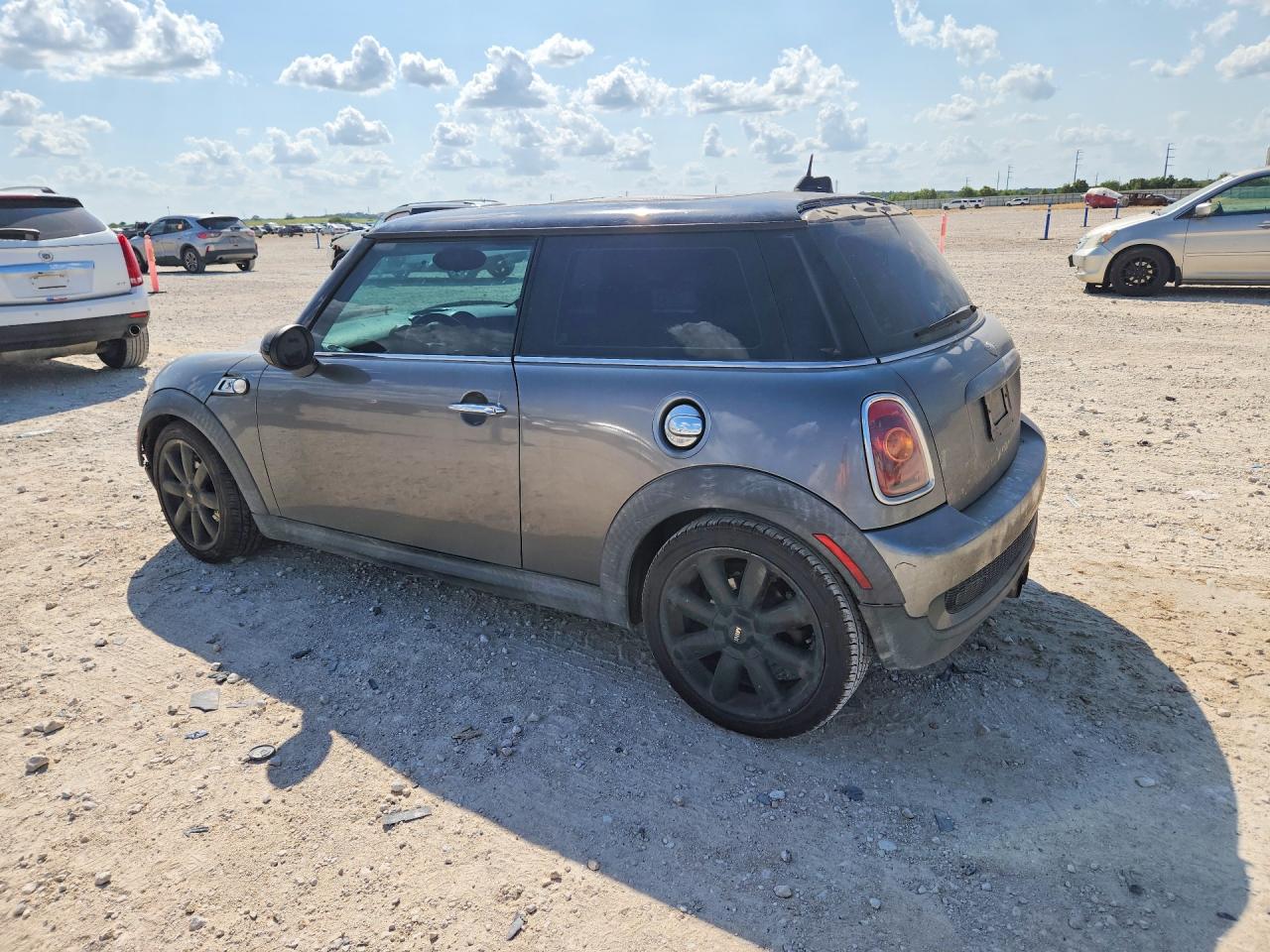 2008 Mini Cooper S Серый vin: WMWMF73568TT89203