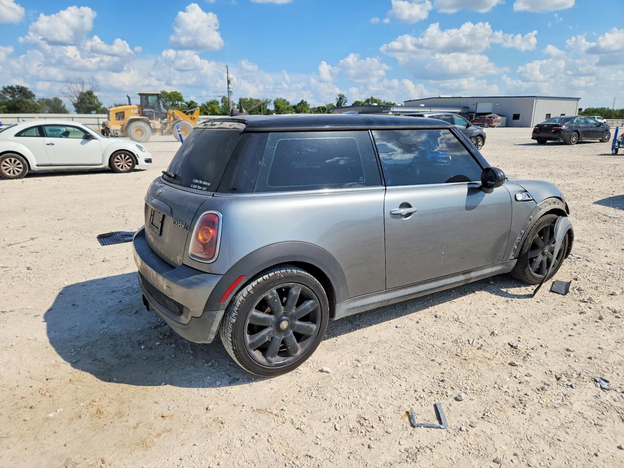 2008 Mini Cooper S Серый vin: WMWMF73568TT89203