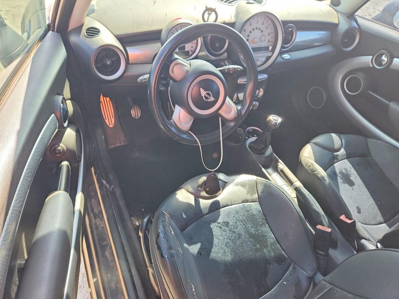 2008 Mini Cooper S Серый vin: WMWMF73568TT89203