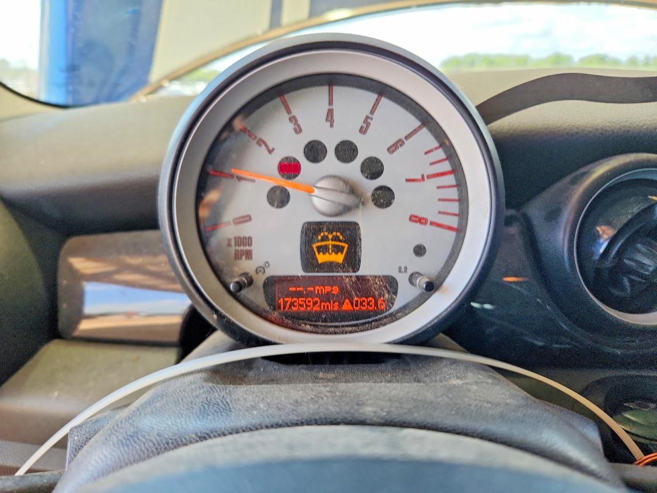 2008 Mini Cooper S Blue vin: WMWMF73568TT90142