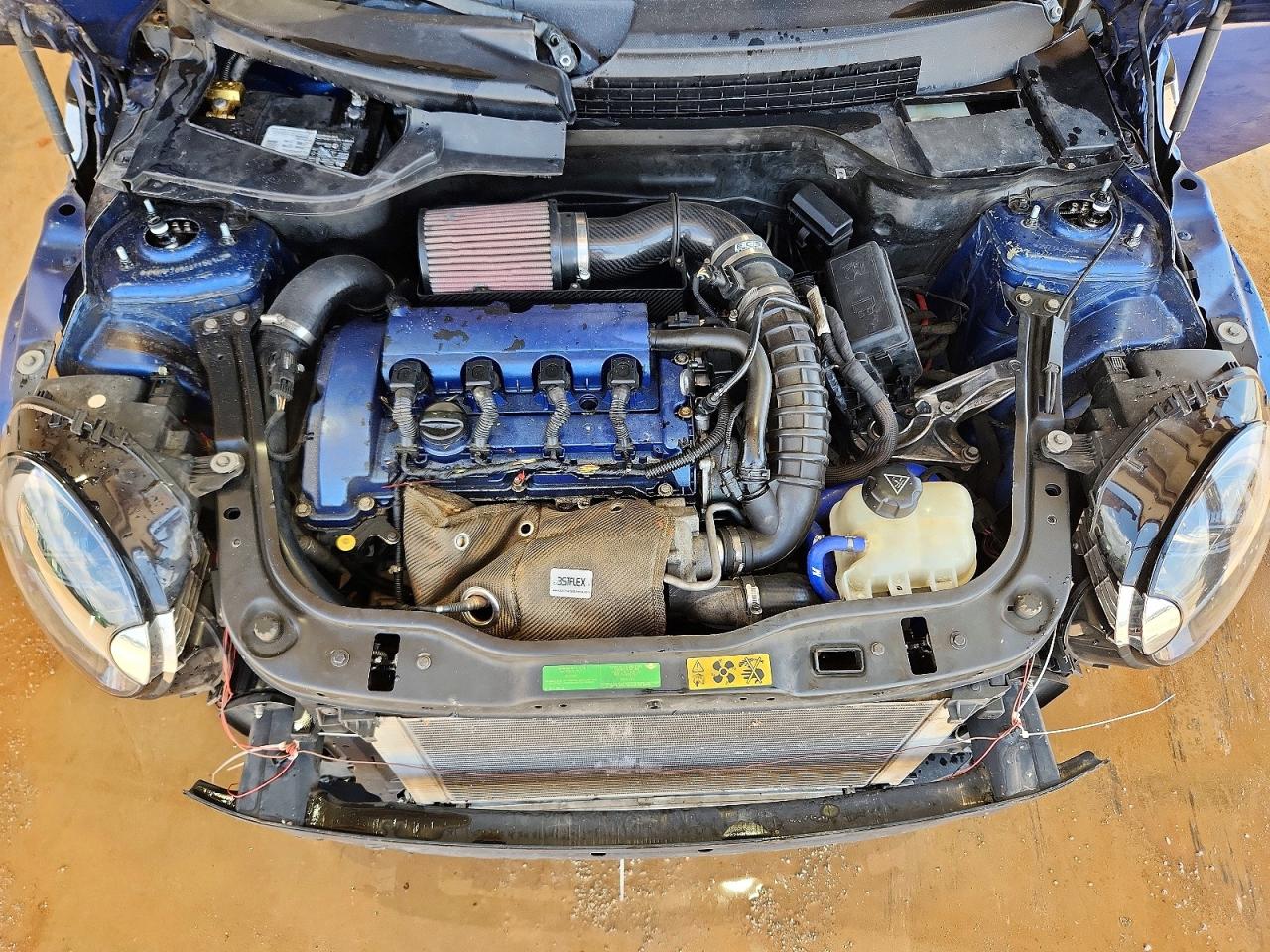 2008 Mini Cooper S Blue vin: WMWMF73568TT90142