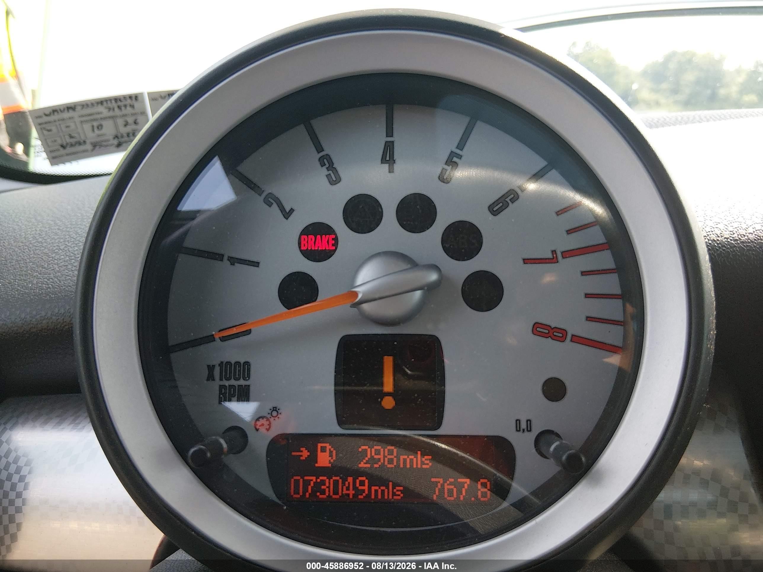 2008 Mini Cooper S   Серебряный vin: WMWMF73578TT86598