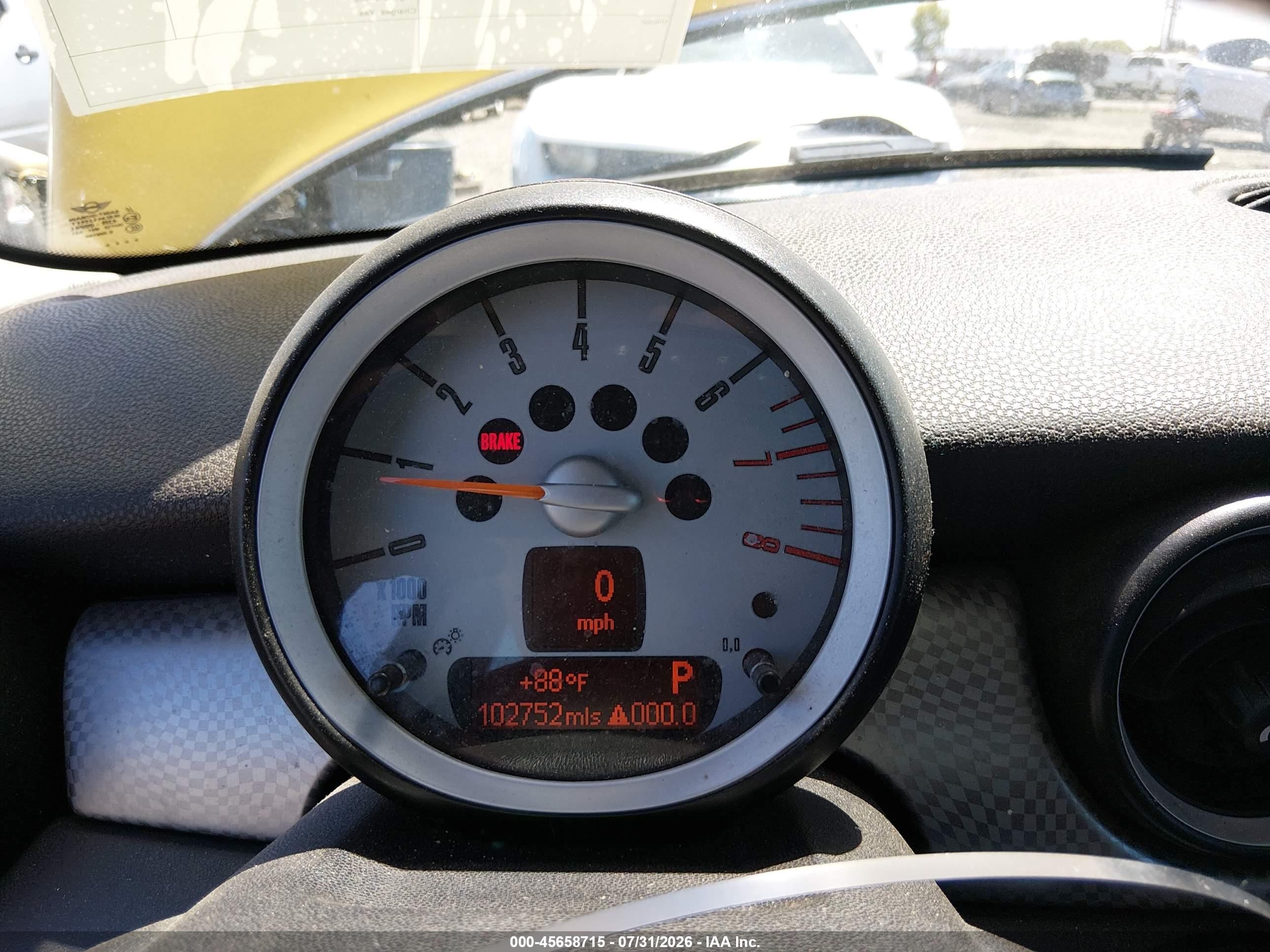 2009 Mini Cooper S Yellow vin: WMWMF73579TW87728