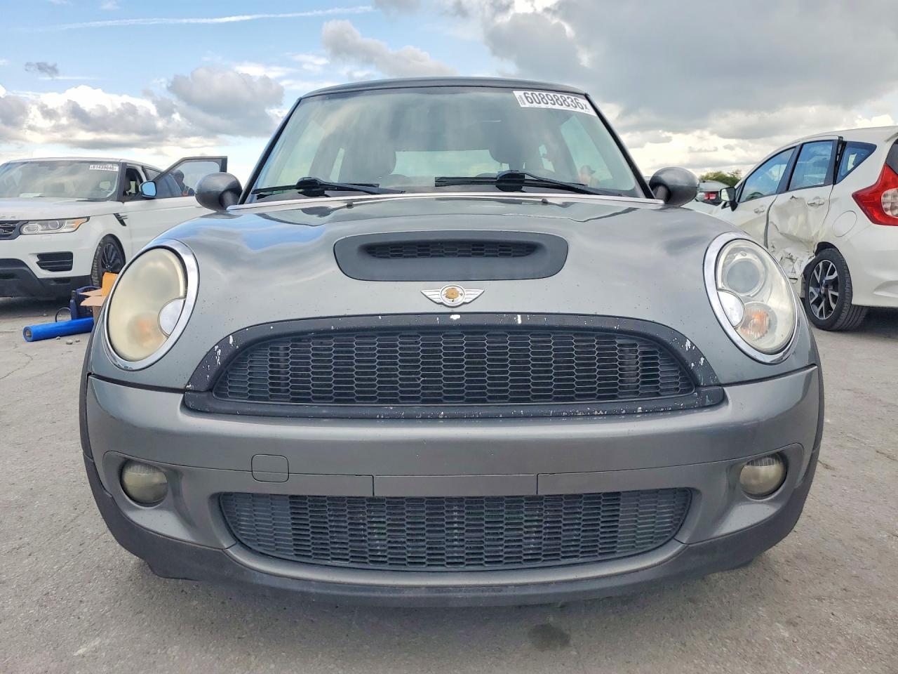 2008 Mini Cooper S Gray vin: WMWMF73598TT86697