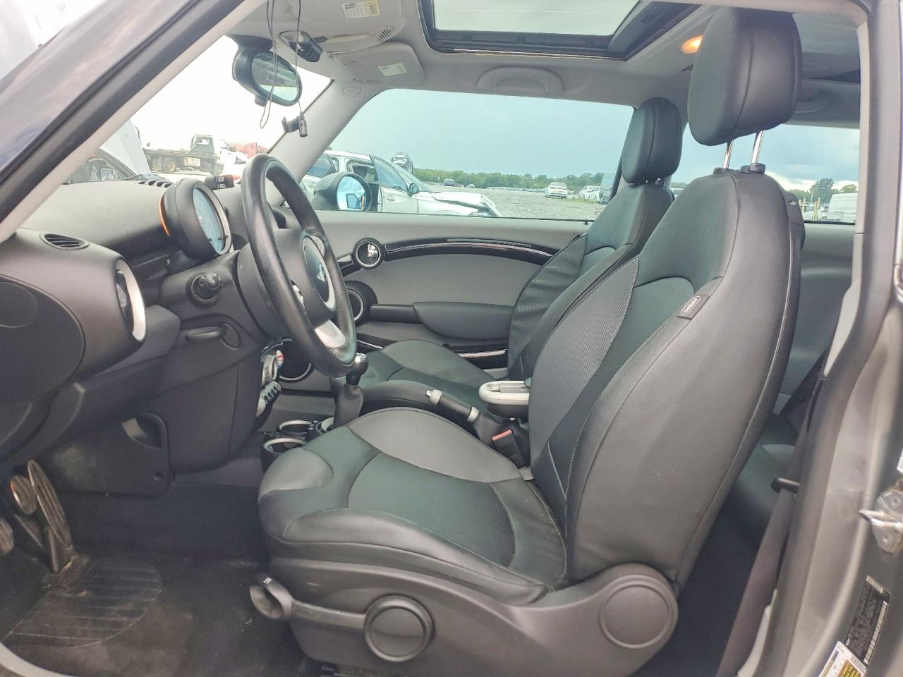 2008 Mini Cooper S Gray vin: WMWMF73598TT86697