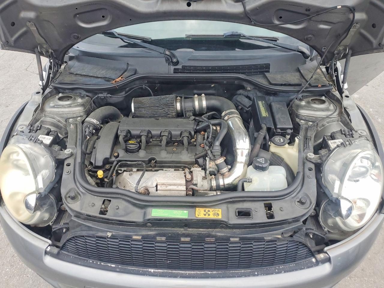 2008 Mini Cooper S Gray vin: WMWMF73598TT86697