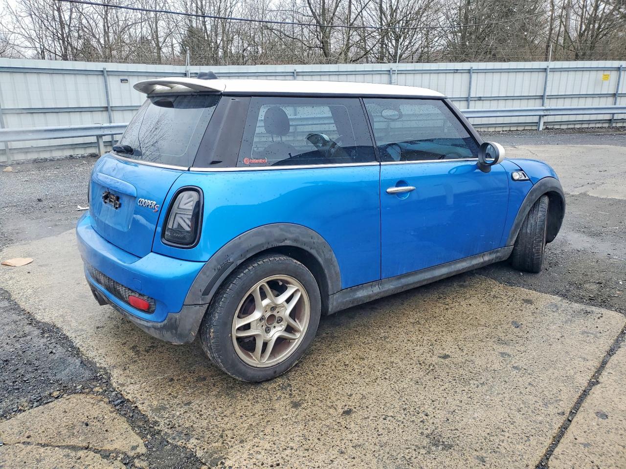 2008 Mini Cooper S Синий vin: WMWMF73598TT87512