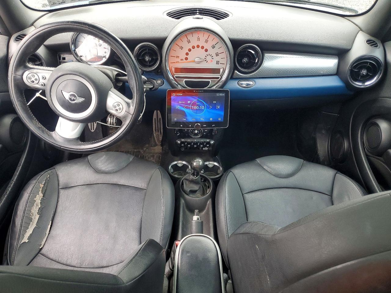 2008 Mini Cooper S Синий vin: WMWMF73598TT87512