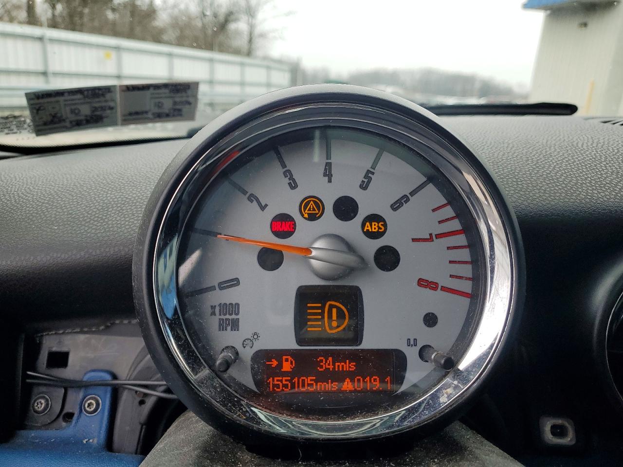 2008 Mini Cooper S Синий vin: WMWMF73598TT87512