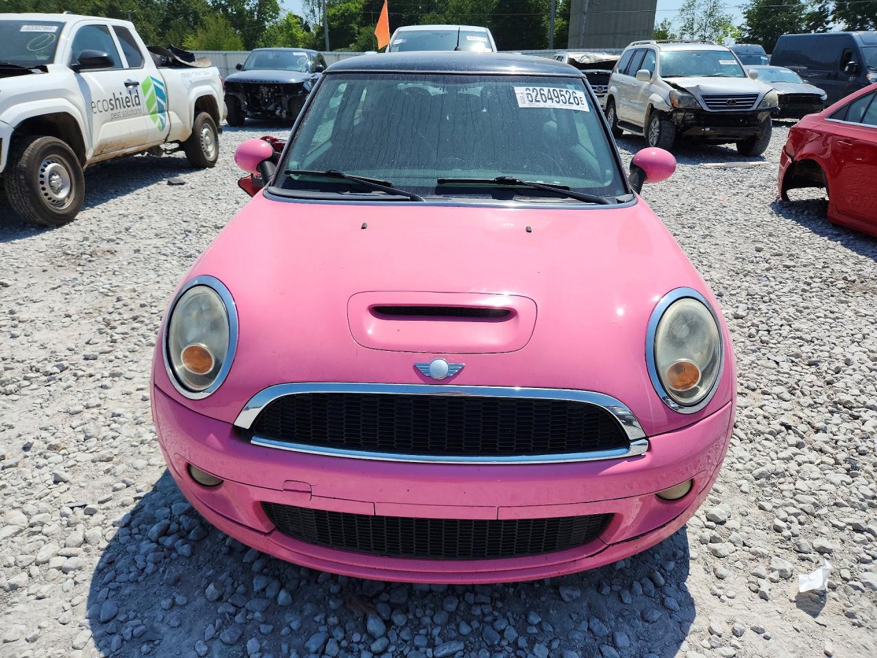2008 Mini Cooper S Pink vin: WMWMF73598TV37537