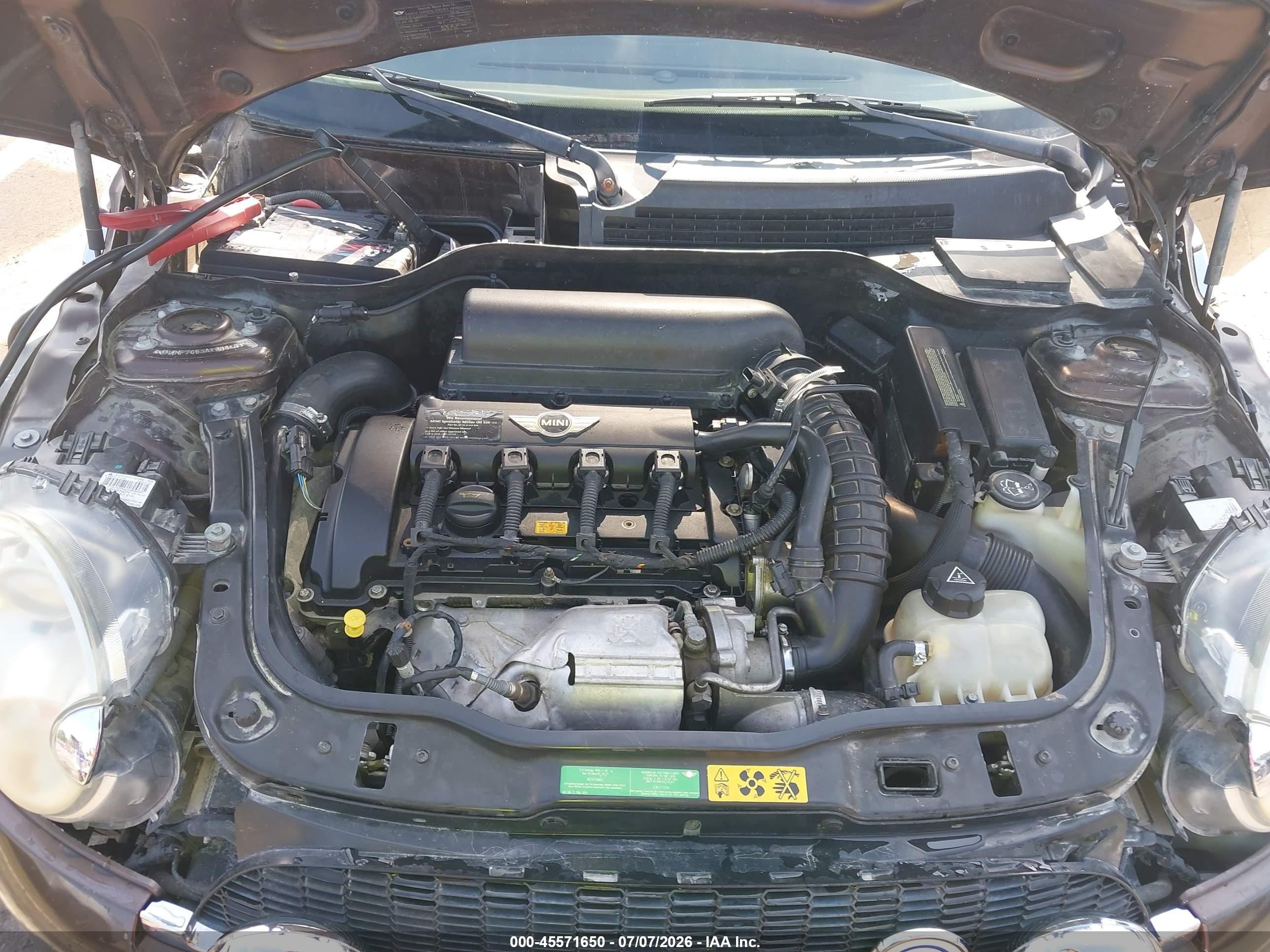 2010 Mini Cooper S   Brown vin: WMWMF7C53ATW88489