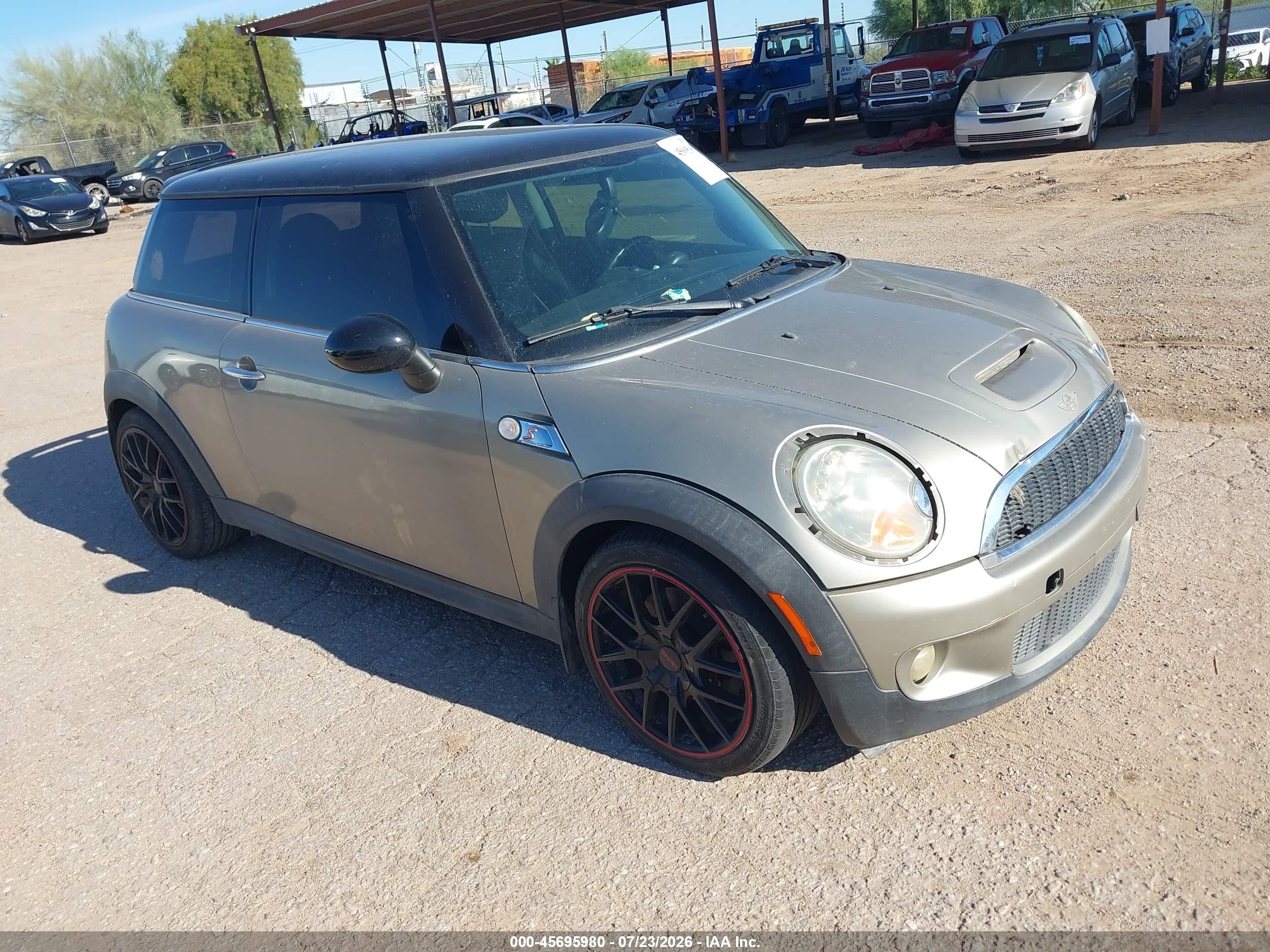 2010 Mini Cooper S   Teal vin: WMWMF7C53ATZ70373