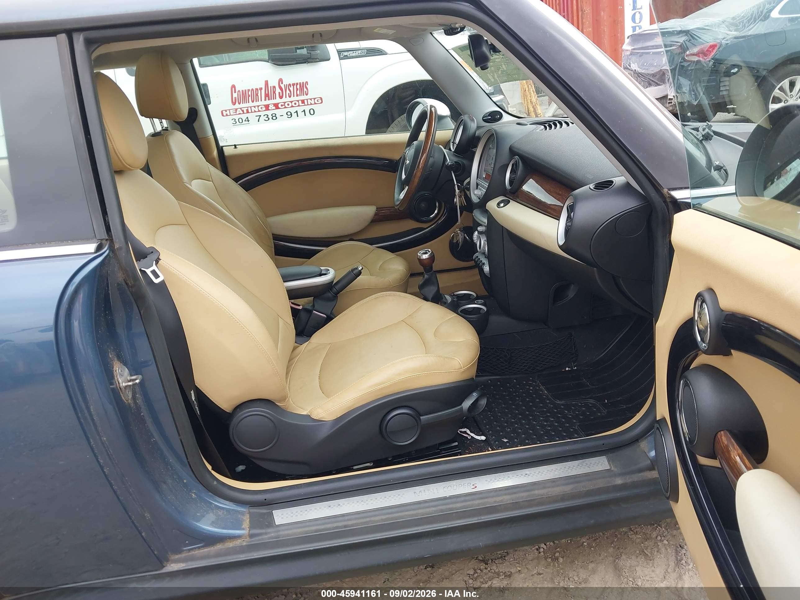 2010 Mini Cooper S   Blue vin: WMWMF7C56ATX43873