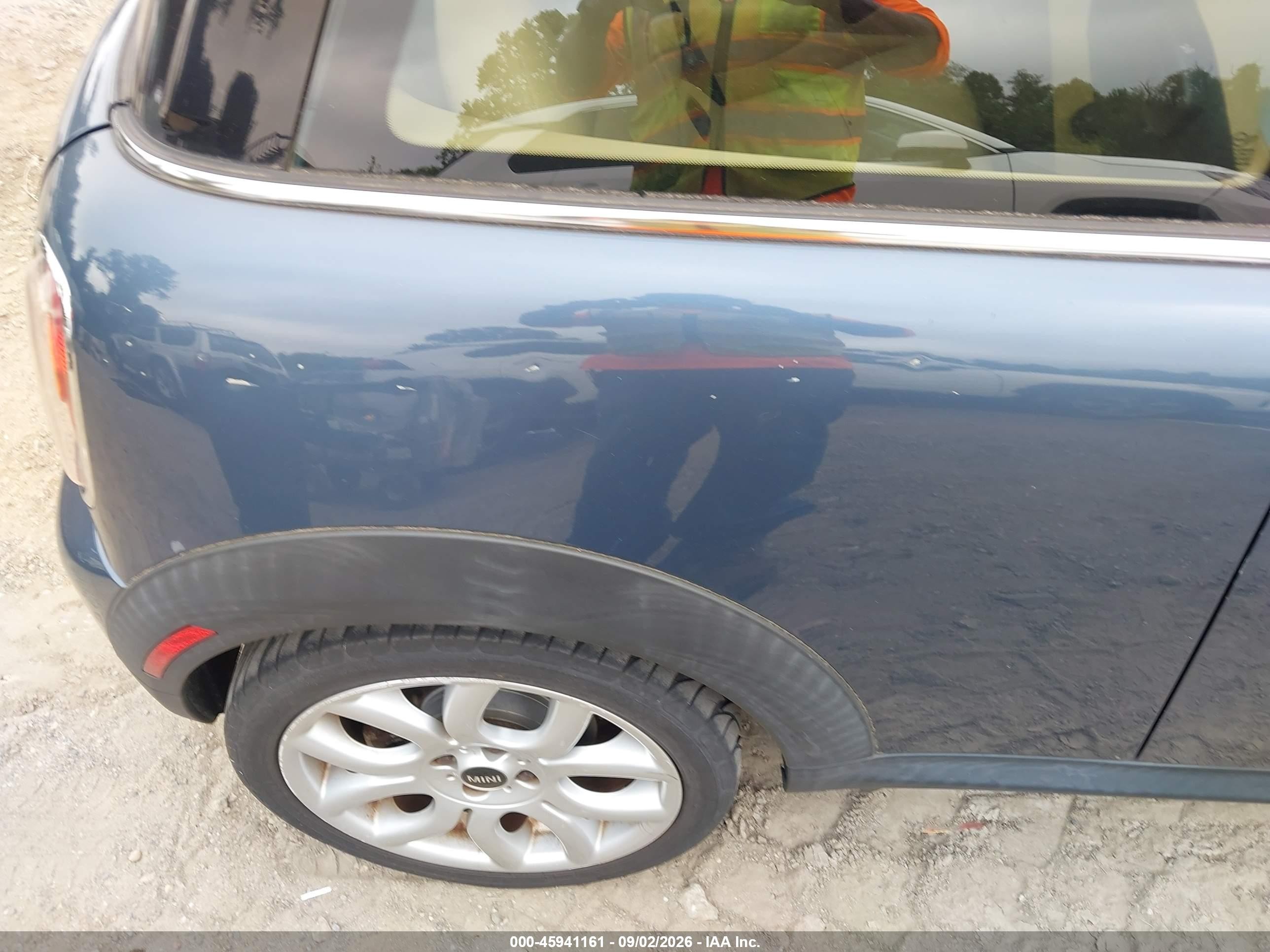 2010 Mini Cooper S   Blue vin: WMWMF7C56ATX43873