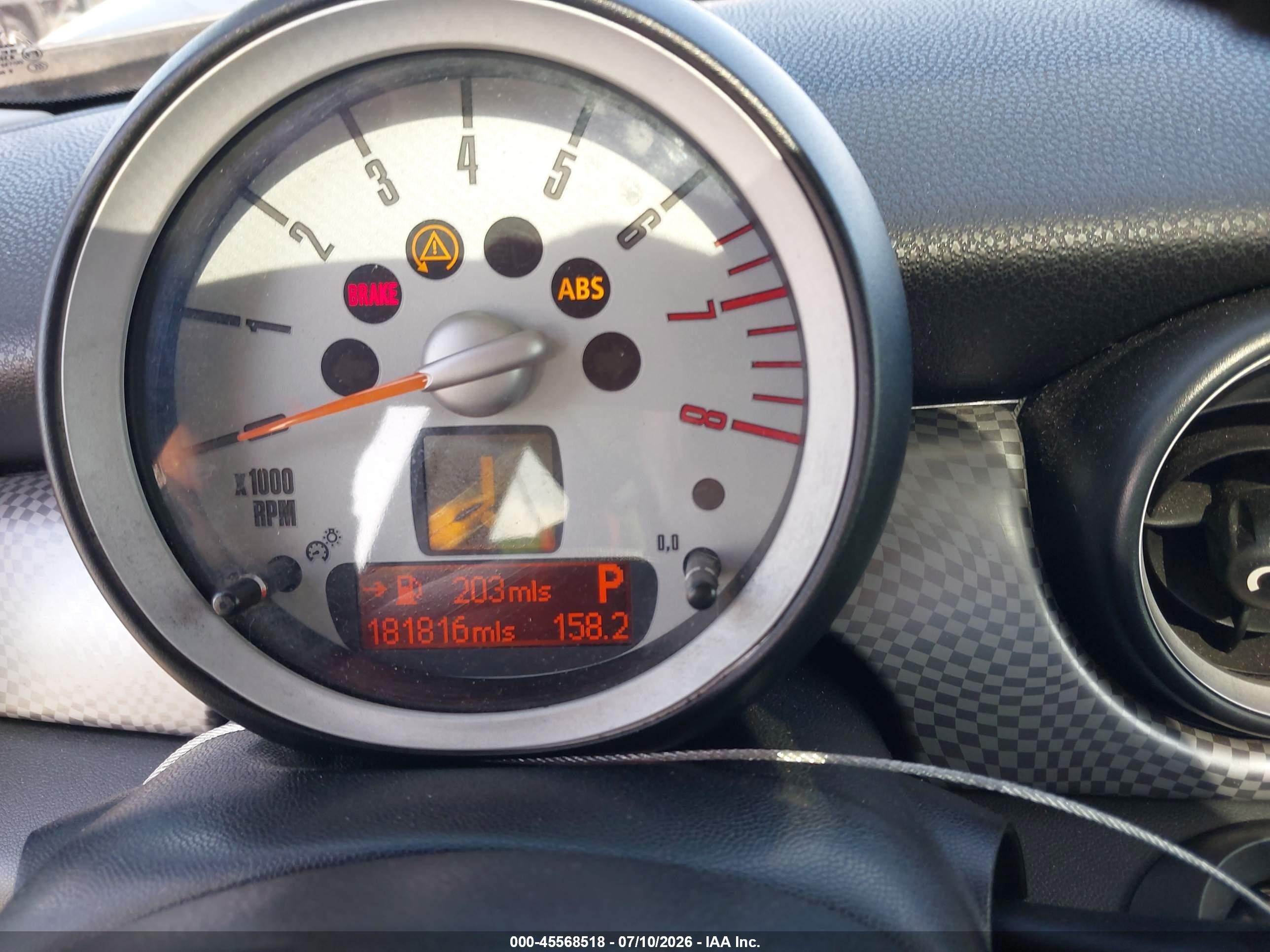 2010 Mini Cooper S   Gray vin: WMWMF7C58ATW89394