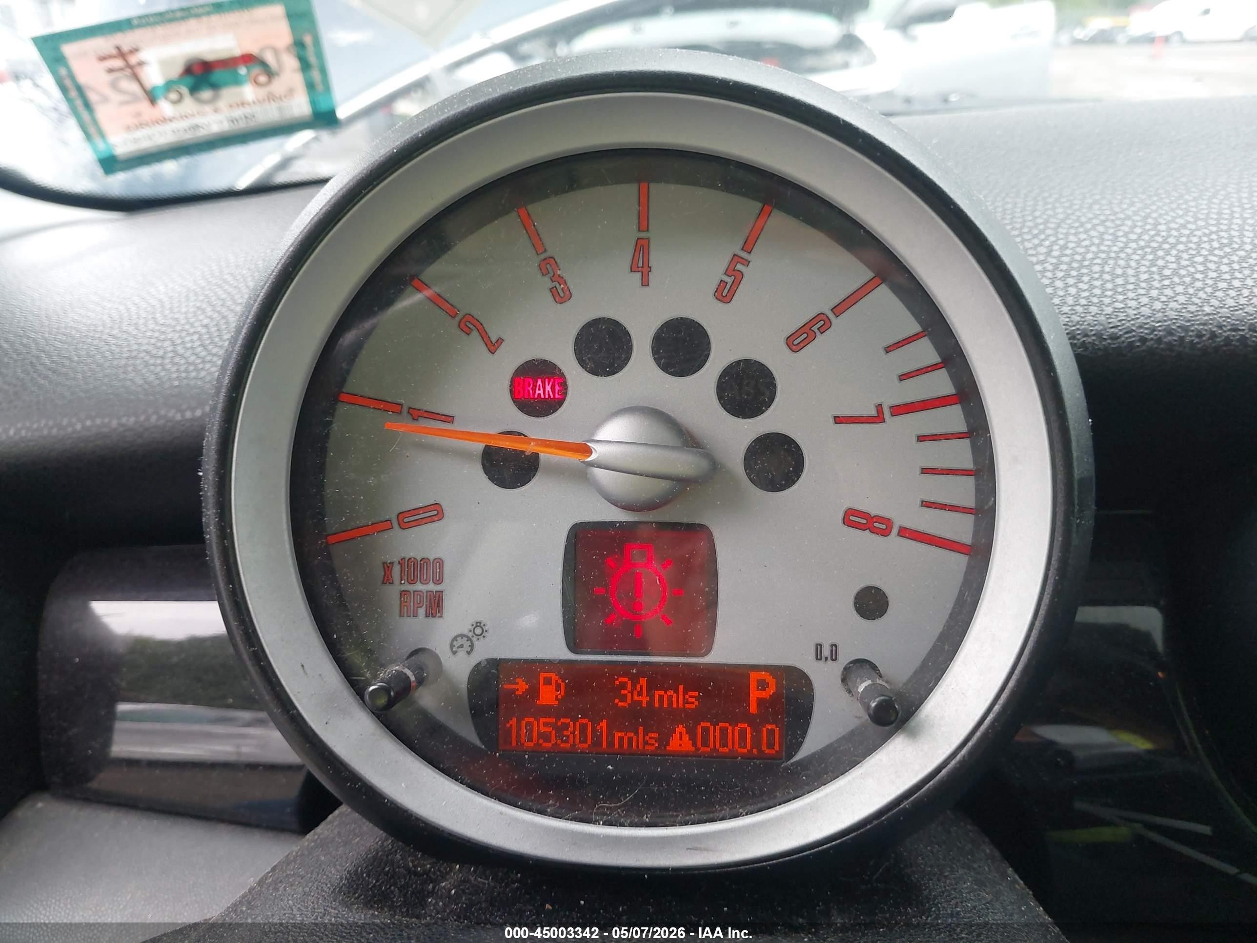 2010 Mini Cooper S   Blue vin: WMWMF7C59ATW89601
